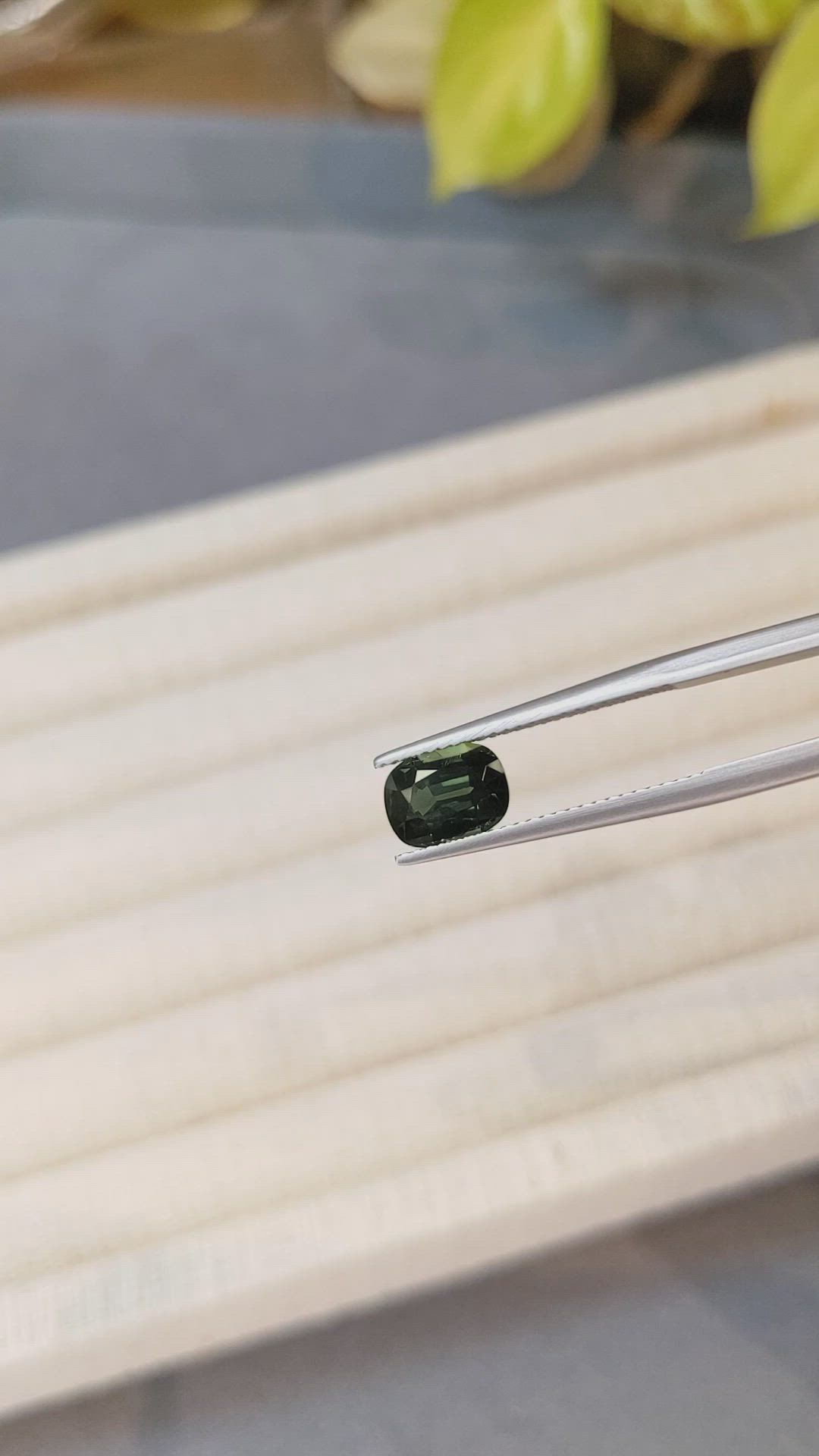 1.97 Ct. Green Sapphire from Thailand Size Video