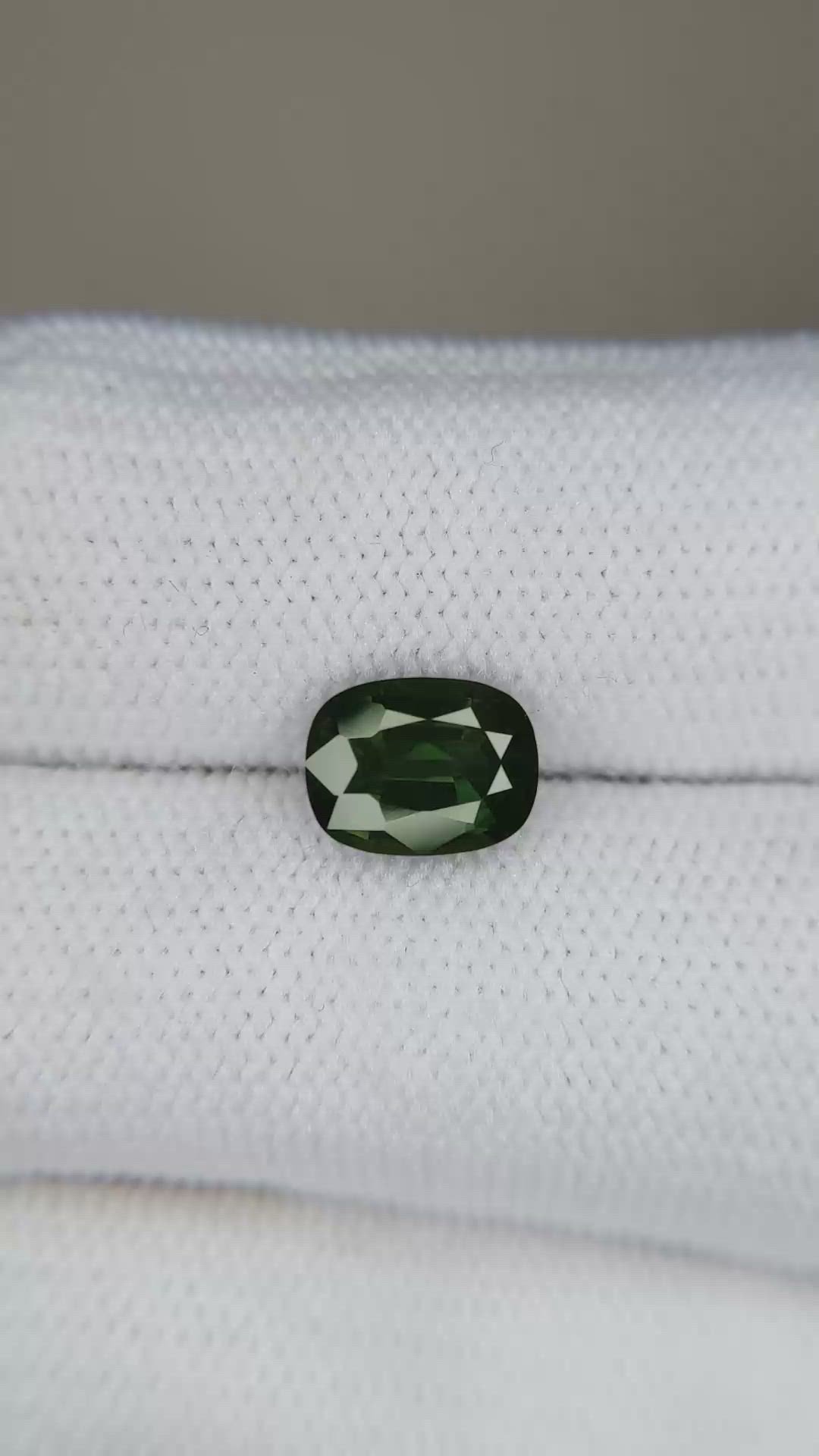 1.97 Ct. Green Sapphire from Thailand Size Video