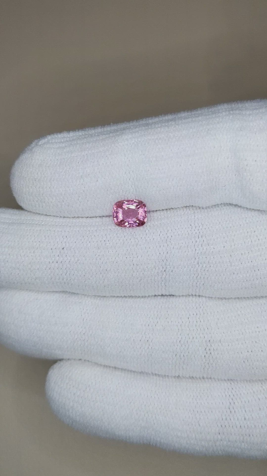 1.02 Ct. Pink Sapphire from Madagascar Size Video