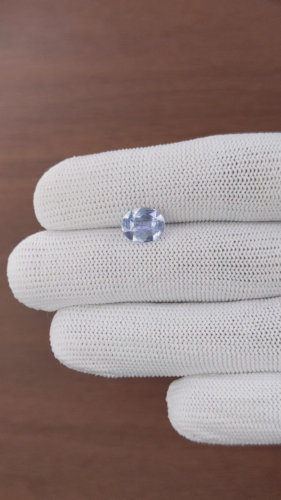 2.25 Ct. Blue Sapphire from Ceylon (Sri Lanka) Size Video