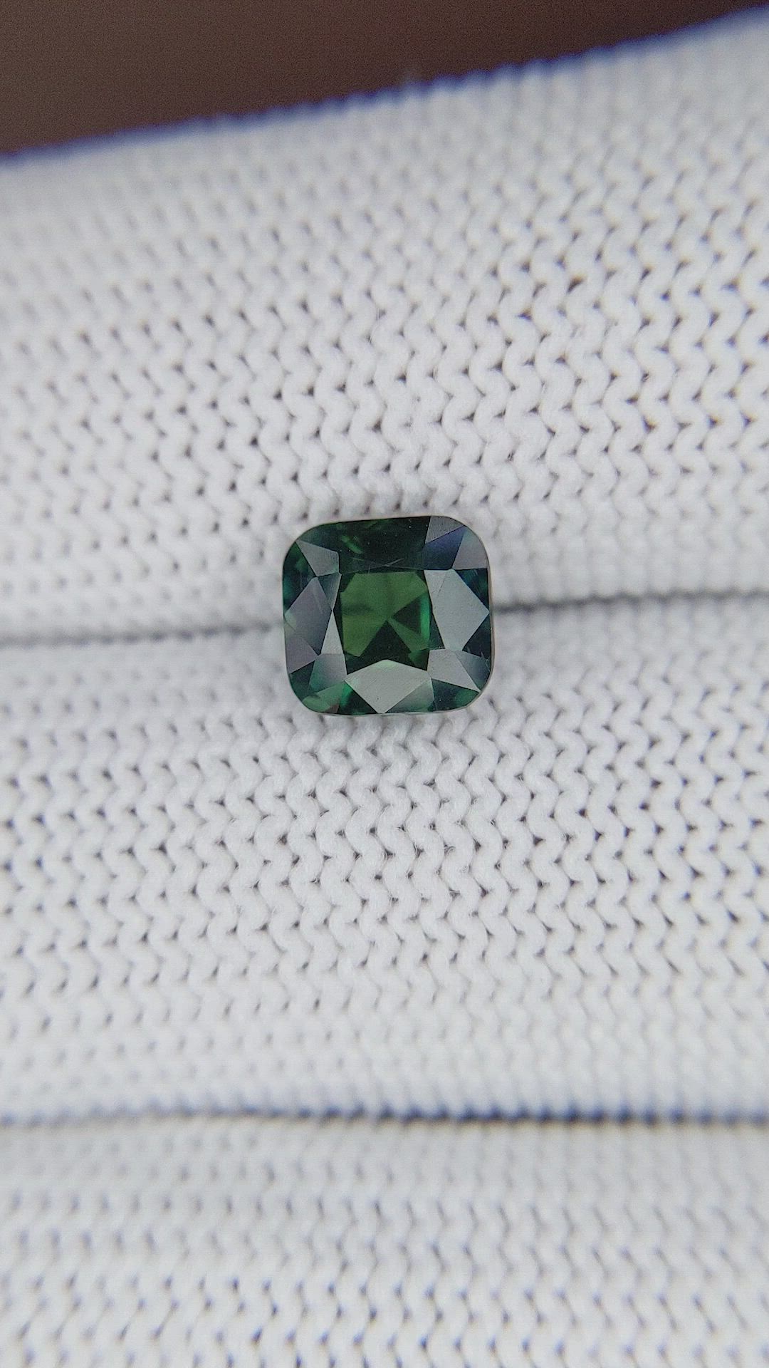 2.03 Ct. Bluish Green Sapphire from Ceylon (Sri Lanka) Size Video