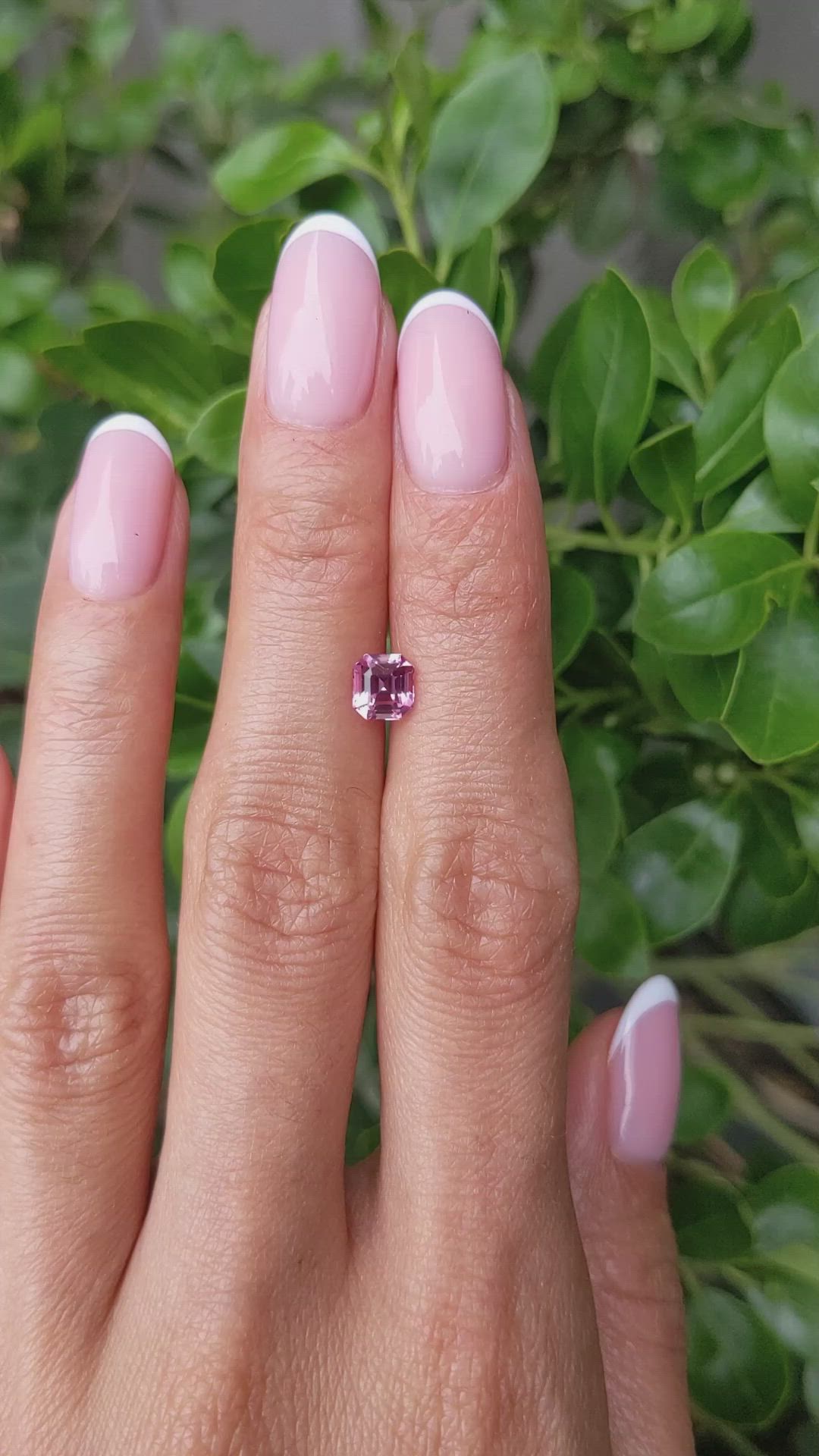 1.09 Ct. Pink Sapphire from Madagascar Size Video