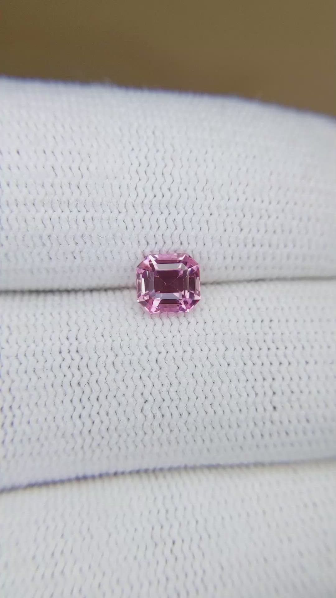 1.09 Ct. Pink Sapphire from Madagascar Size Video