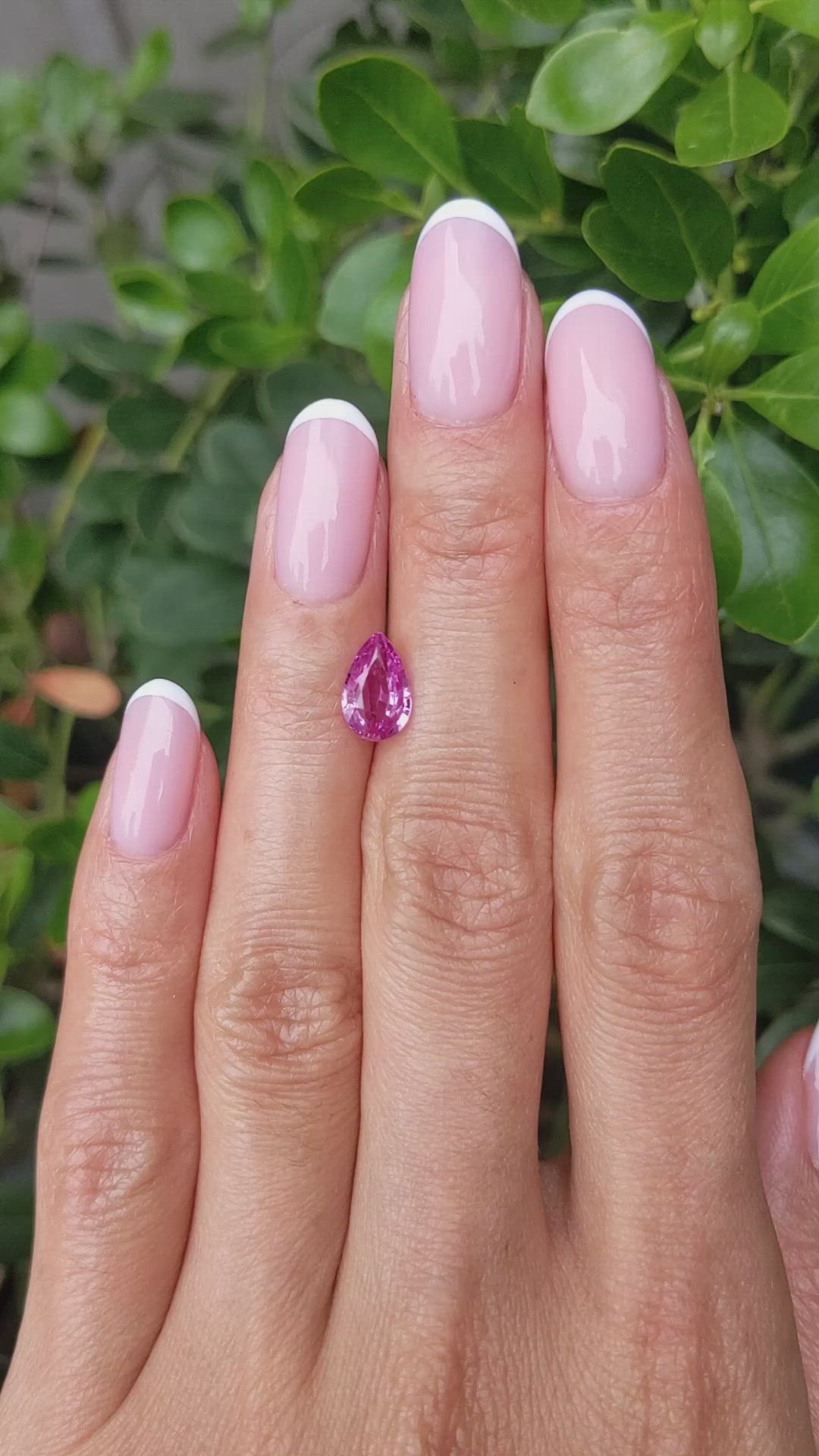 1.52 Ct. Pink Sapphire from Madagascar Size Video