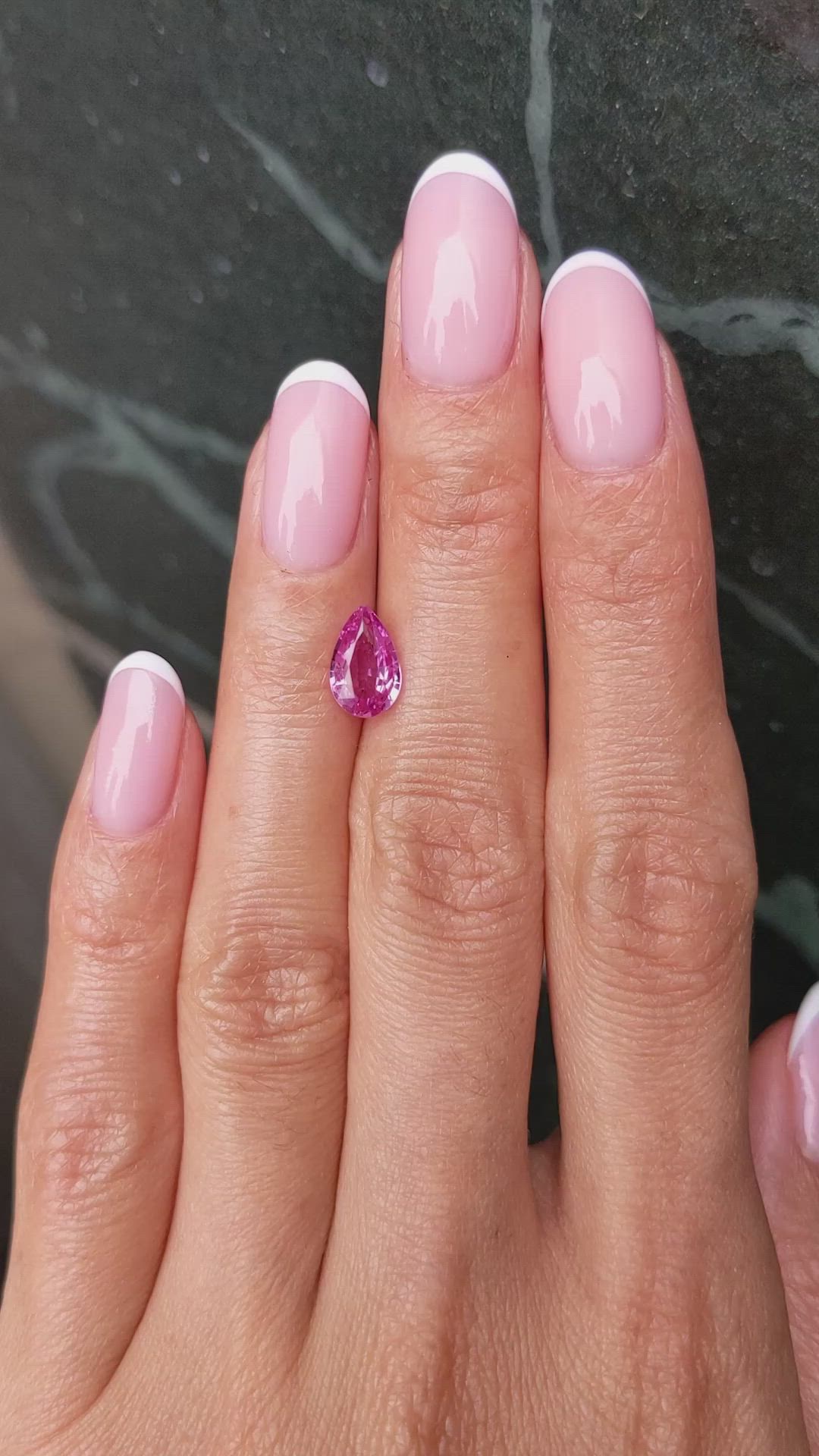 1.52 Ct. Pink Sapphire from Madagascar Size Video