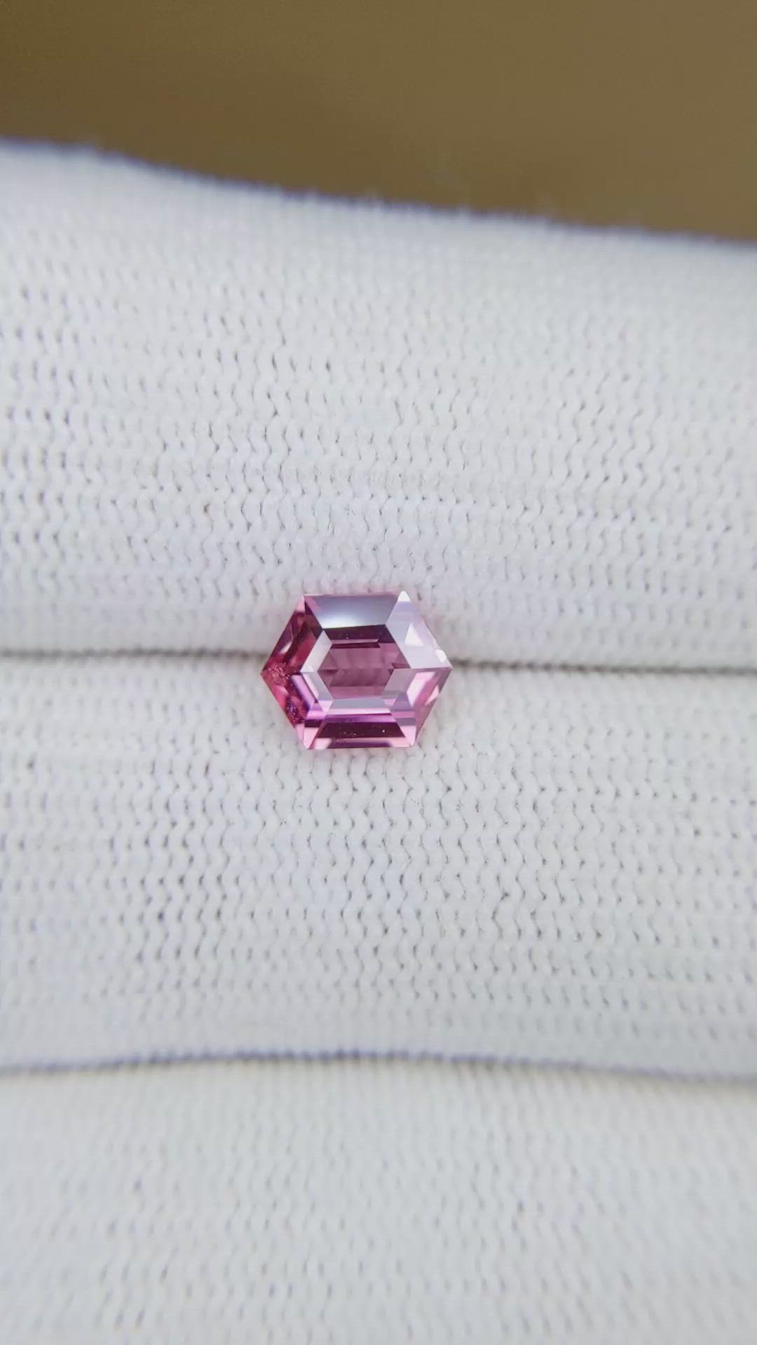 1.38 Ct. Pink Sapphire from Madagascar Size Video