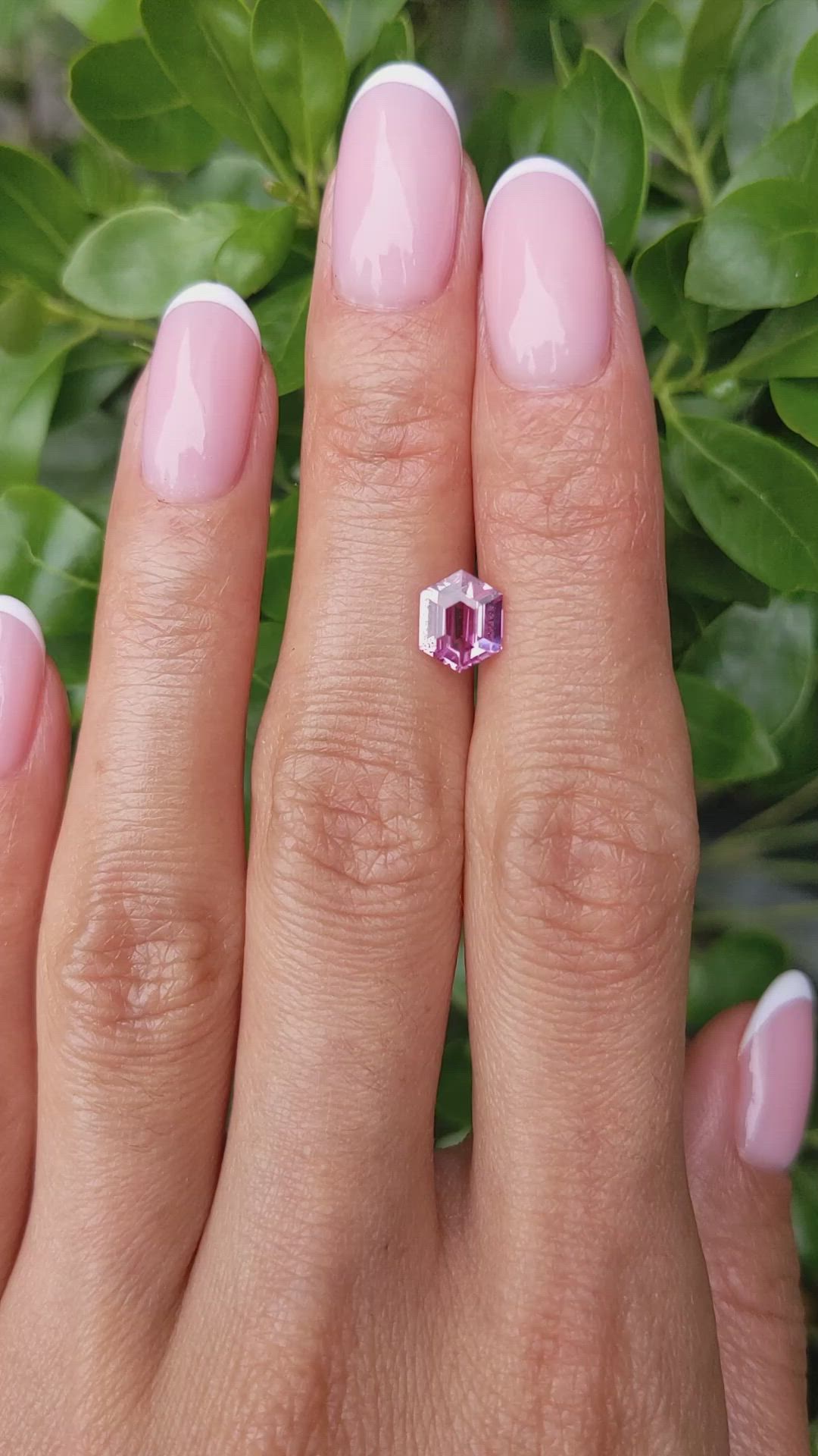 1.38 Ct. Pink Sapphire from Madagascar Size Video