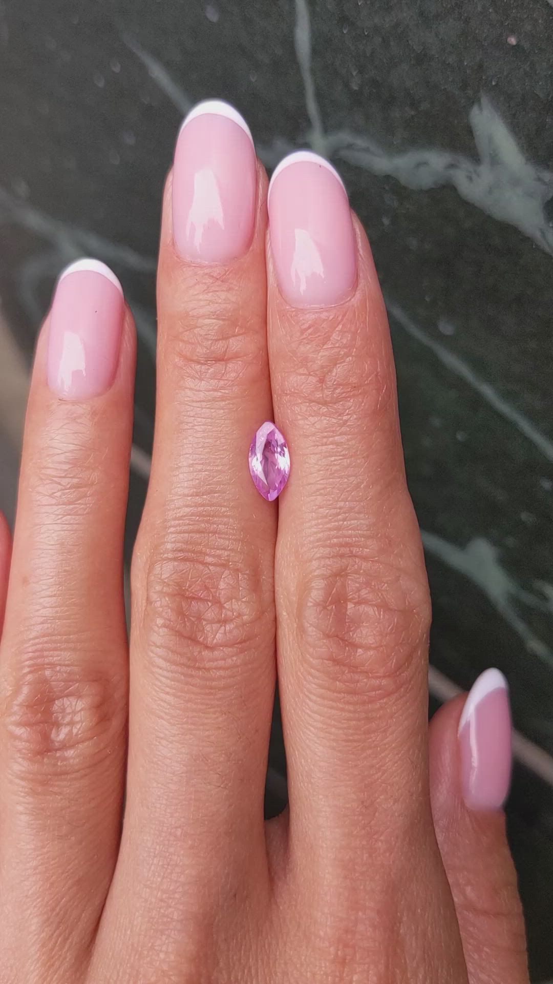 1.03 Ct. Pink Sapphire from Madagascar Size Video