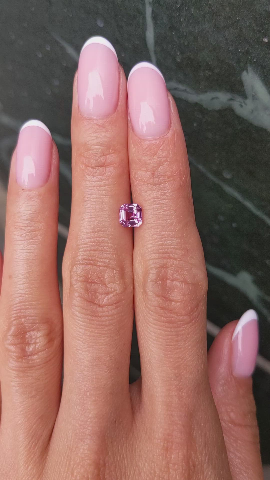 1.03 Ct. Pink Sapphire from Madagascar Size Video