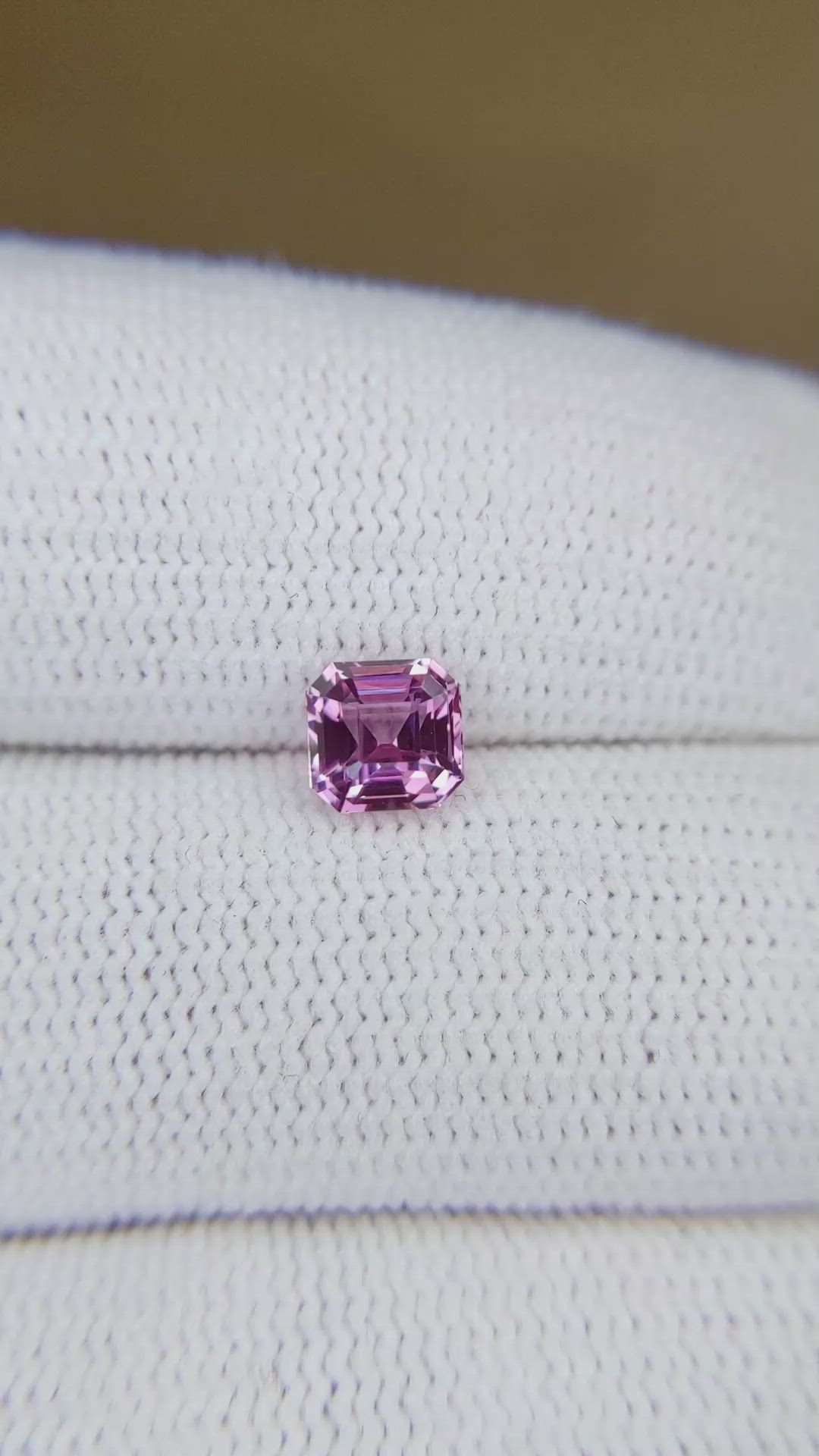 1.03 Ct. Pink Sapphire from Madagascar Size Video