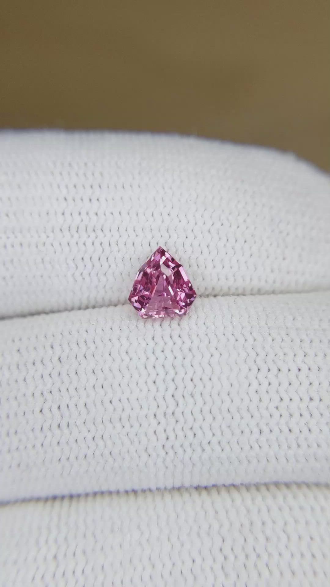 1.09 Ct. Pink Sapphire from Madagascar Size Video