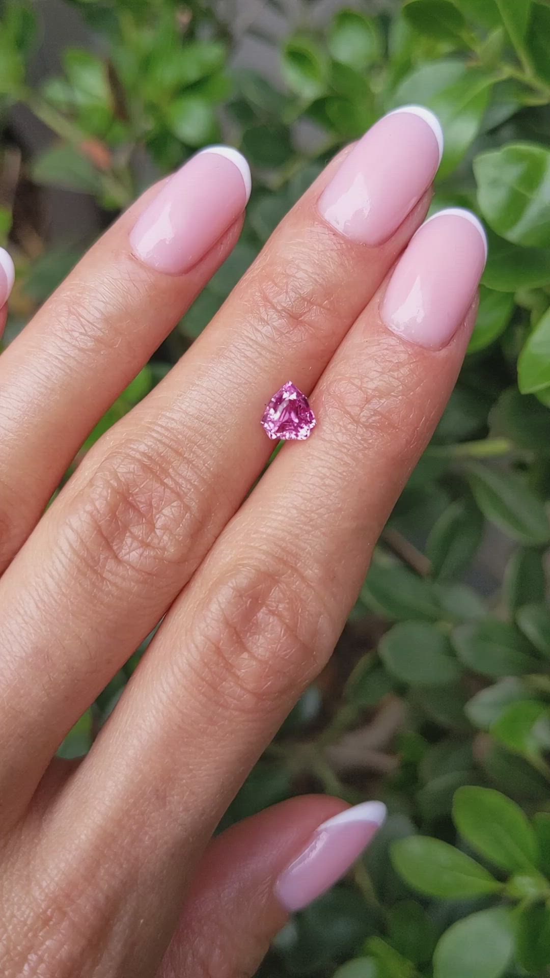 1.09 Ct. Pink Sapphire from Madagascar Size Video