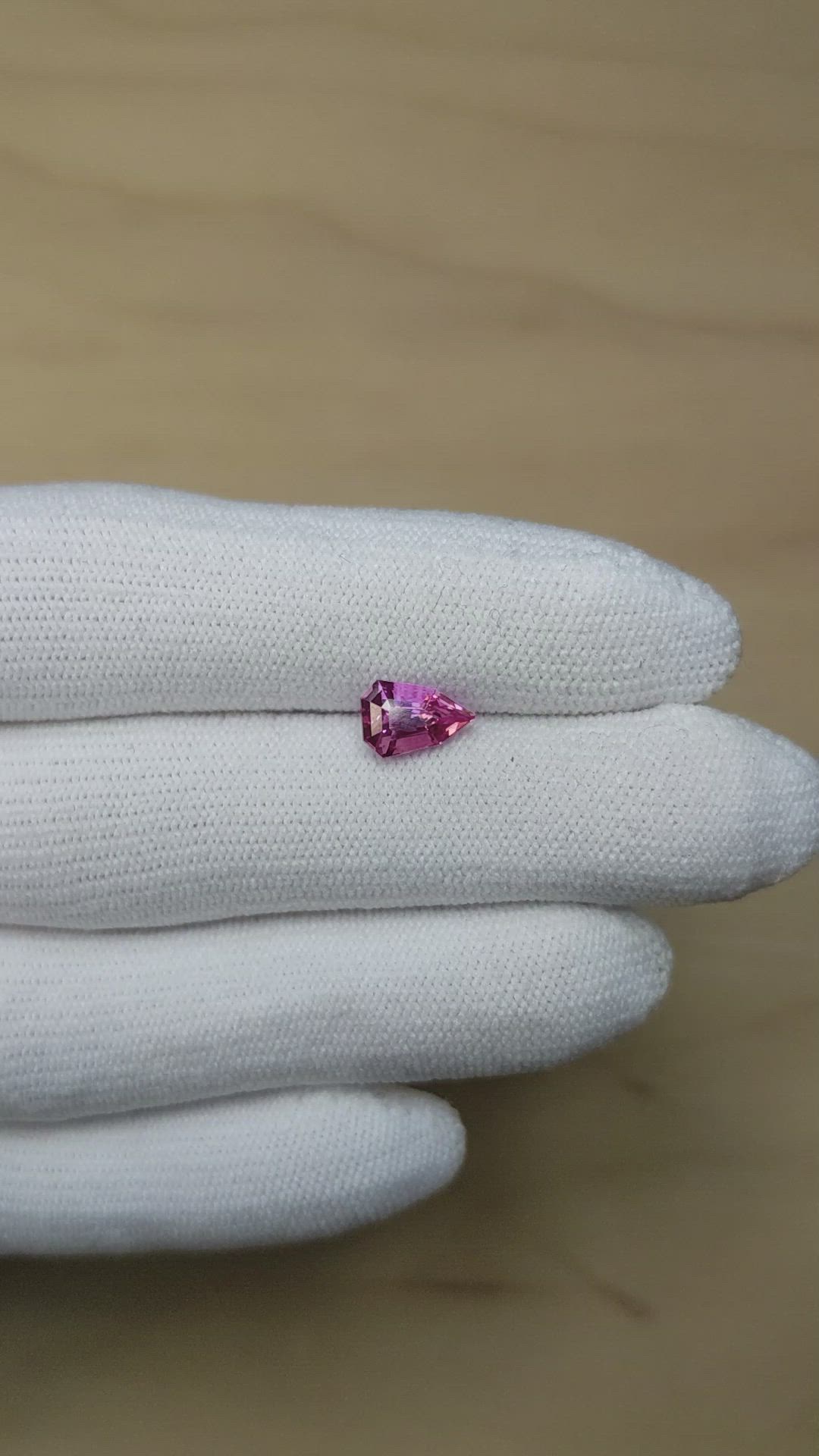 1.58 Ct. Pink Sapphire from Madagascar Size Video