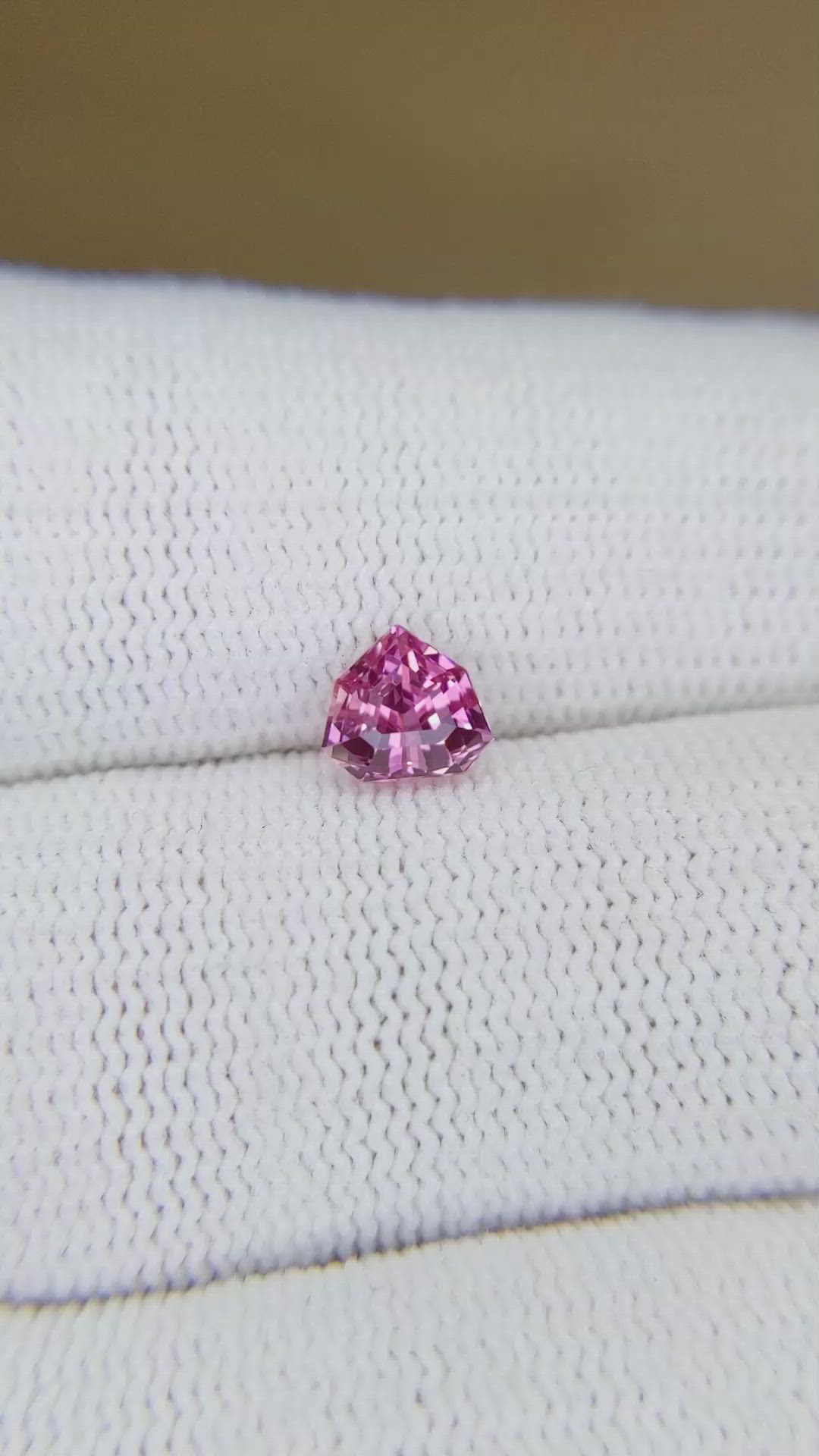 1.07 Ct. Pink Sapphire from Madagascar Size Video