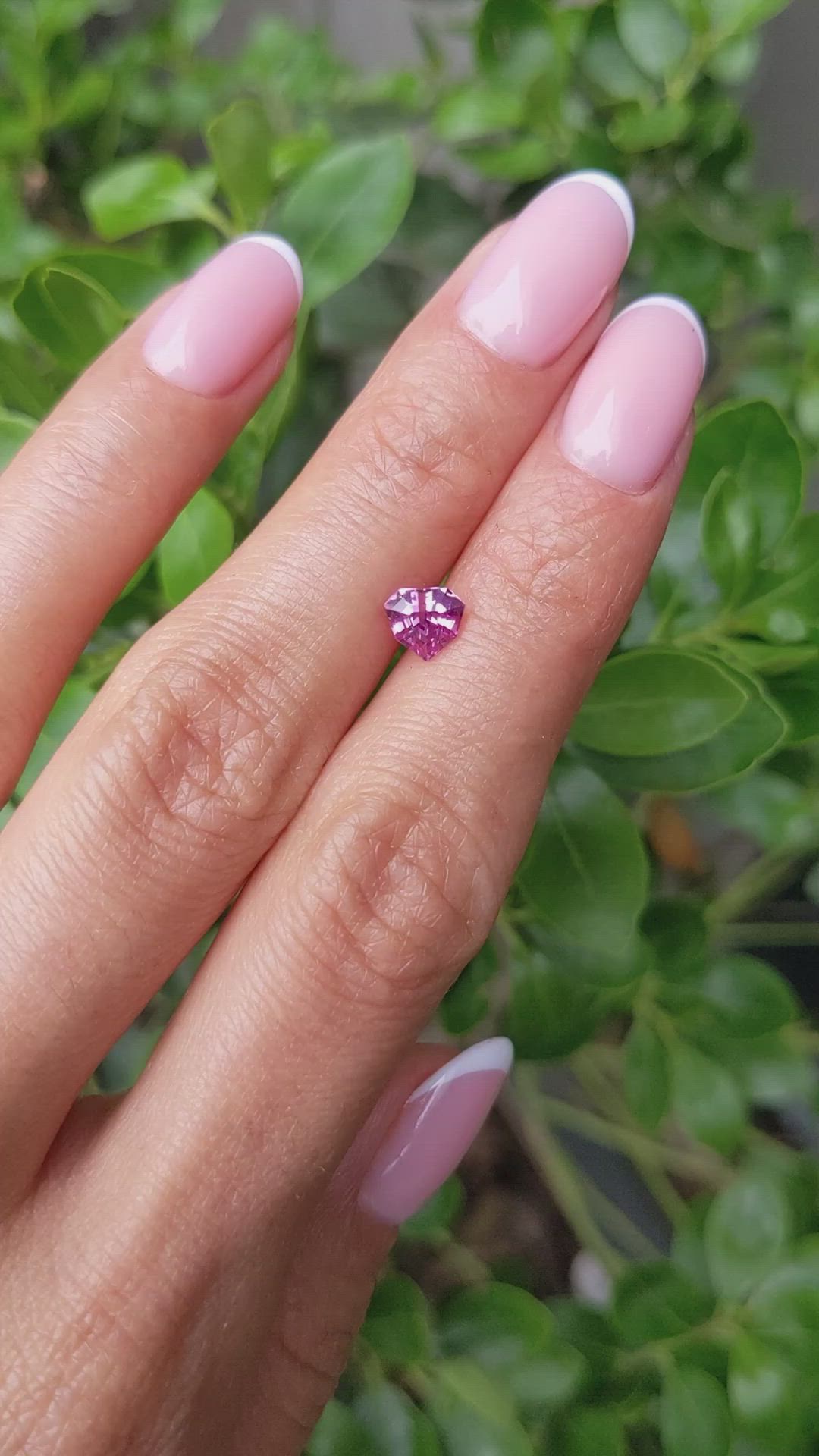 1.07 Ct. Pink Sapphire from Madagascar Size Video