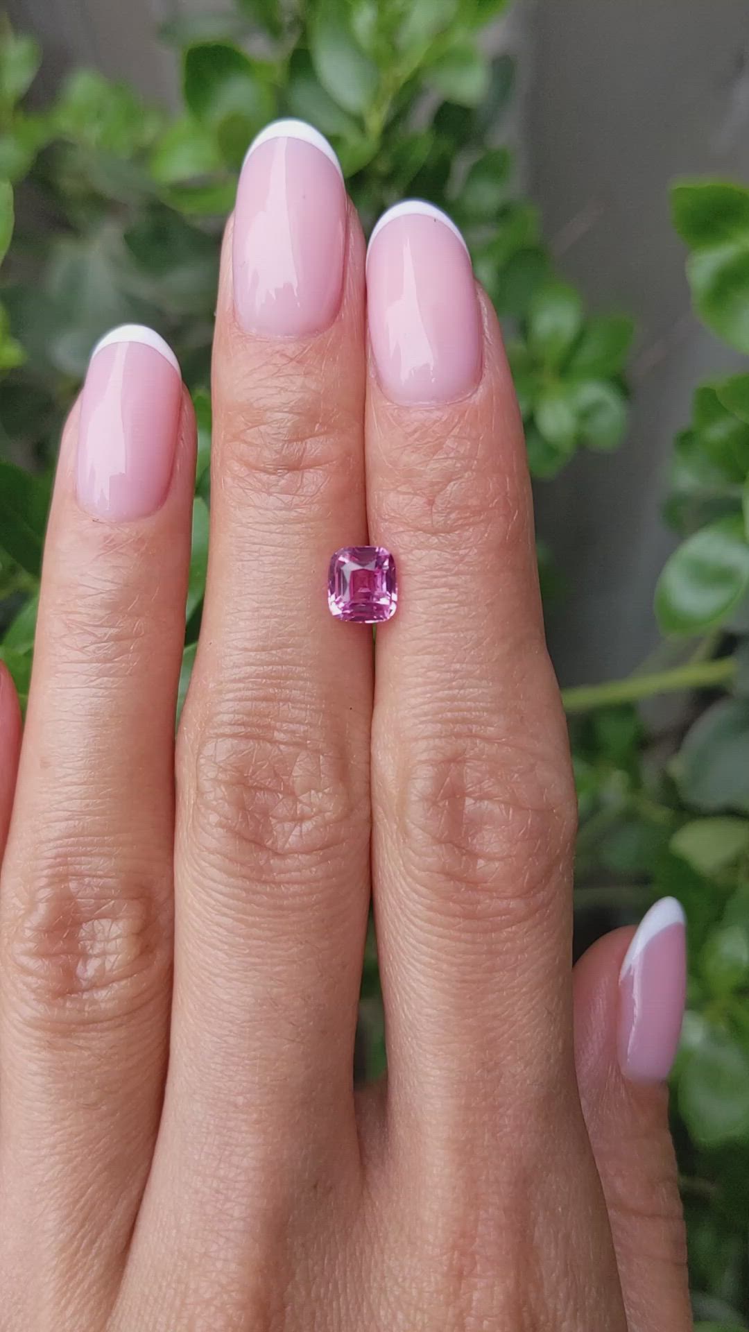 1.52 Ct. Pink Sapphire from Madagascar Size Video