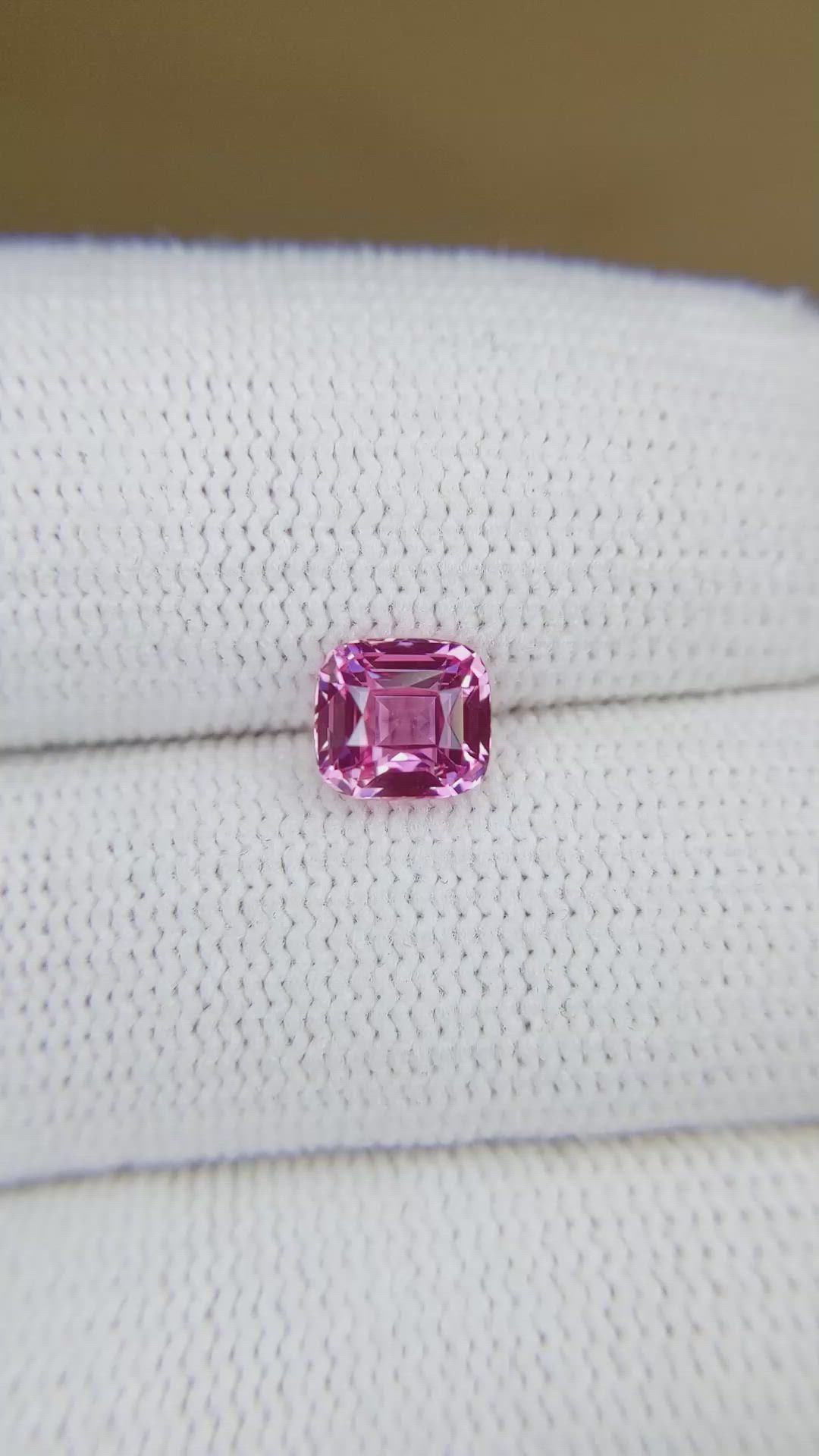 1.52 Ct. Pink Sapphire from Madagascar Size Video
