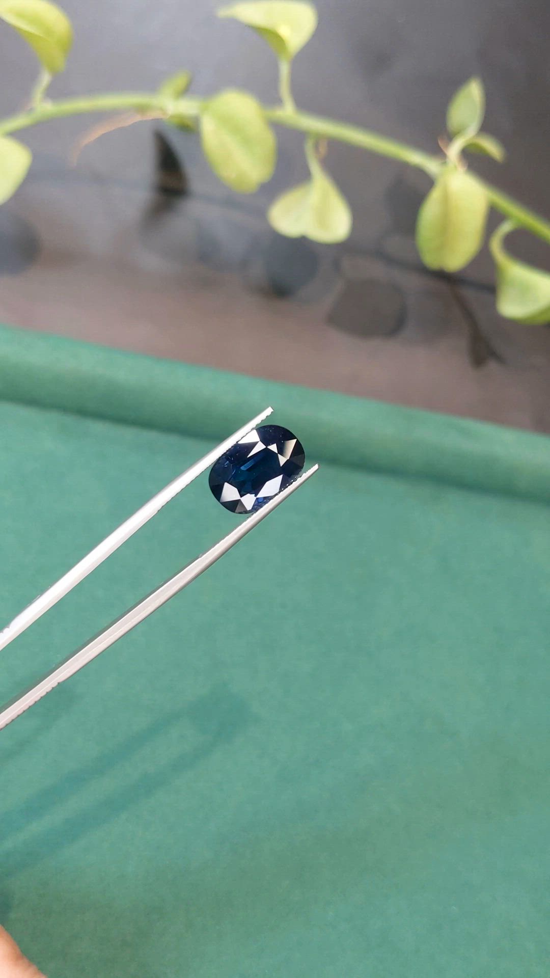 6.54 Ct. Blue Sapphire from Madagascar Size Video
