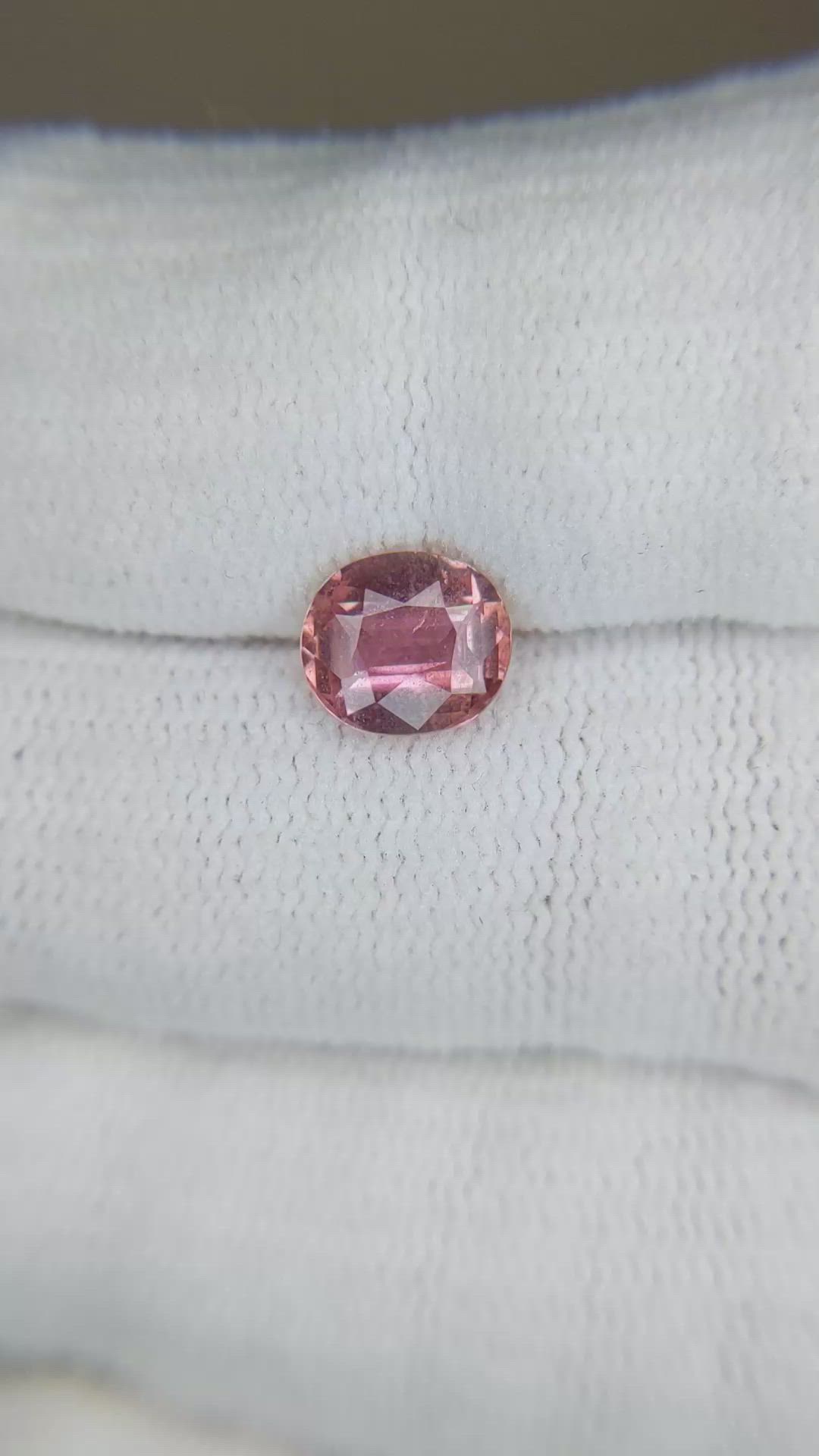 1.65 Ct. Padparadscha Sapphire from Madagascar Size Video