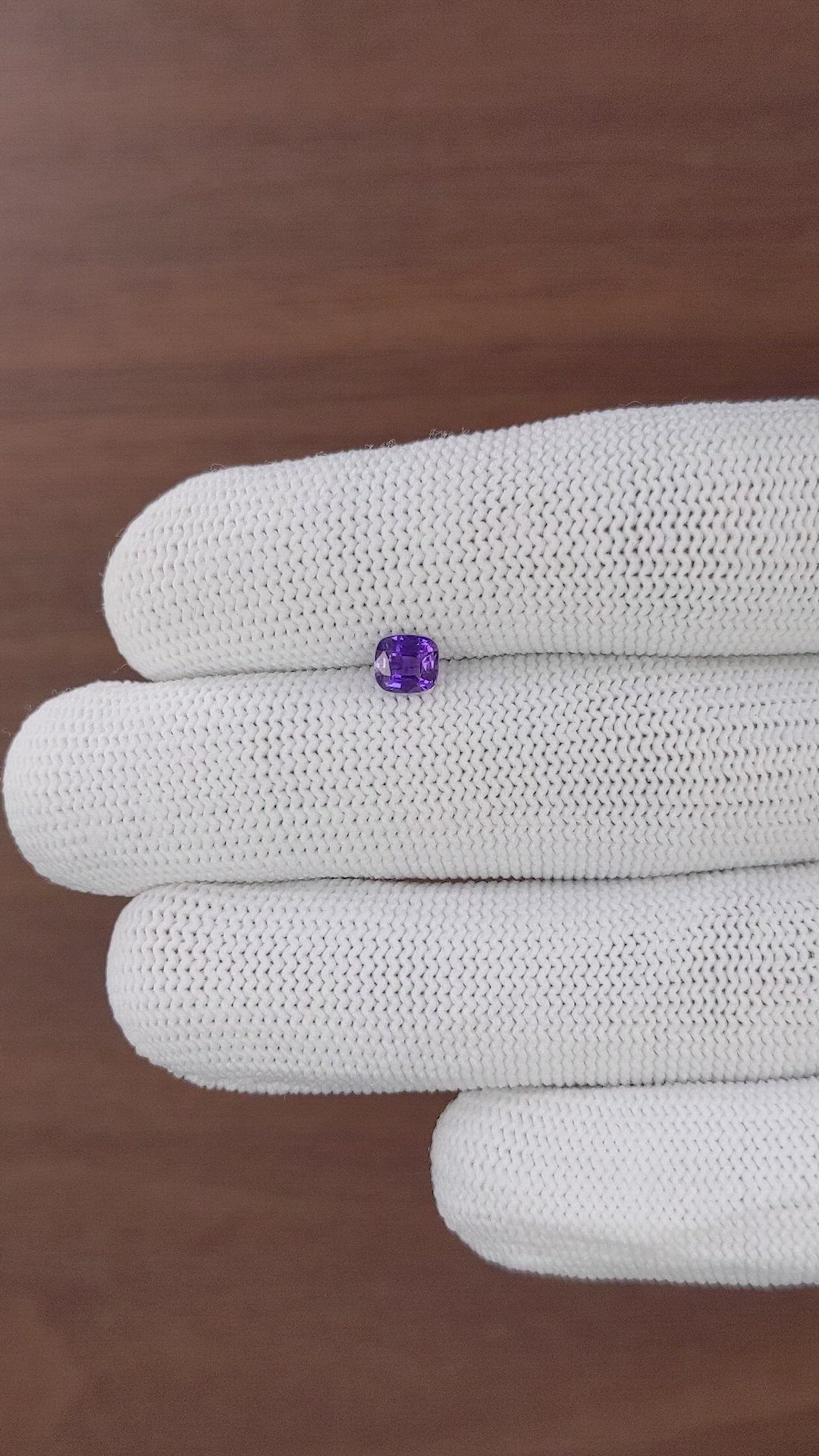 0.60 Ct. Color Change Sapphire from Tanzania Size Video
