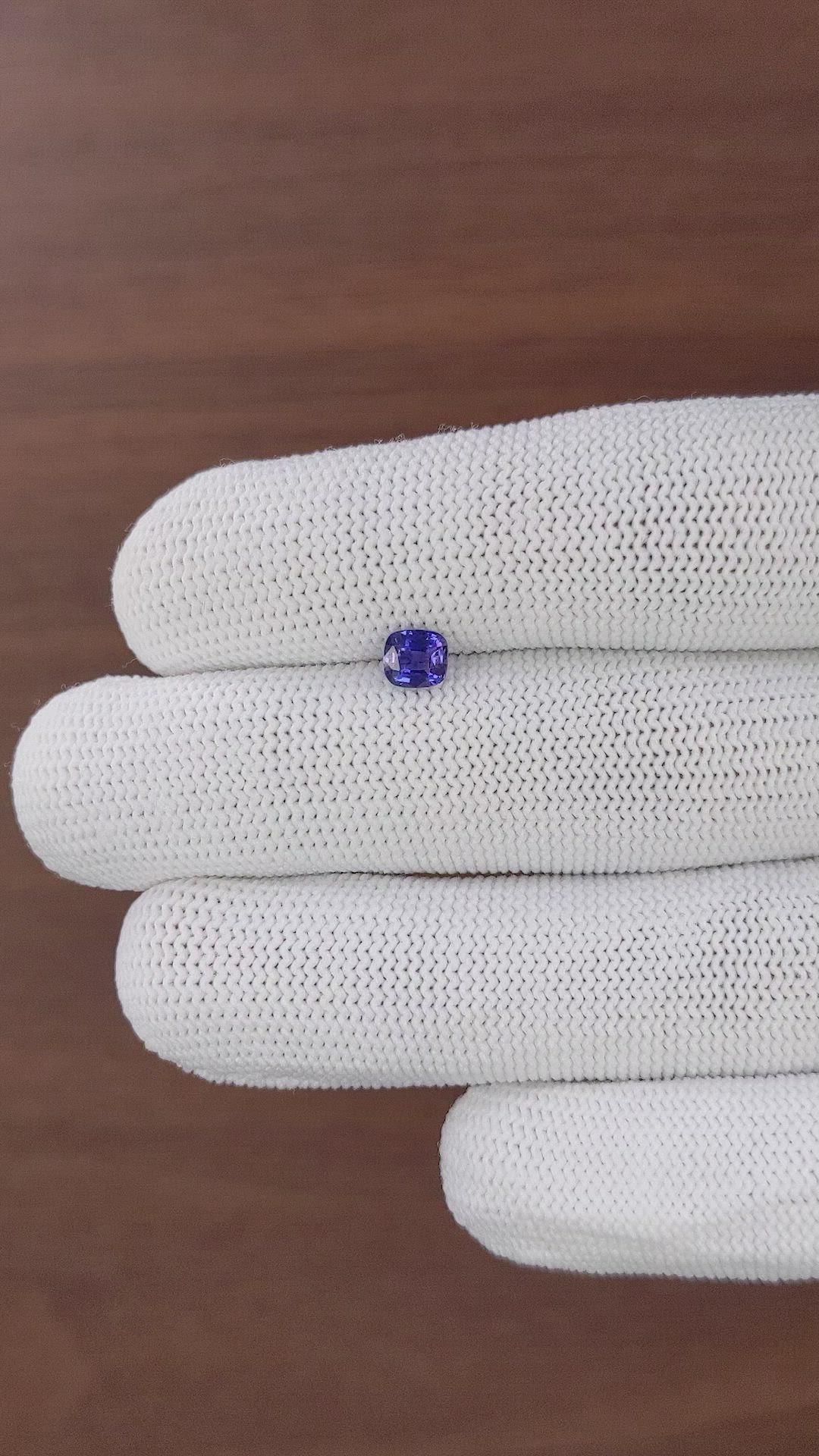 0.60 Ct. Color Change Sapphire from Tanzania Size Video