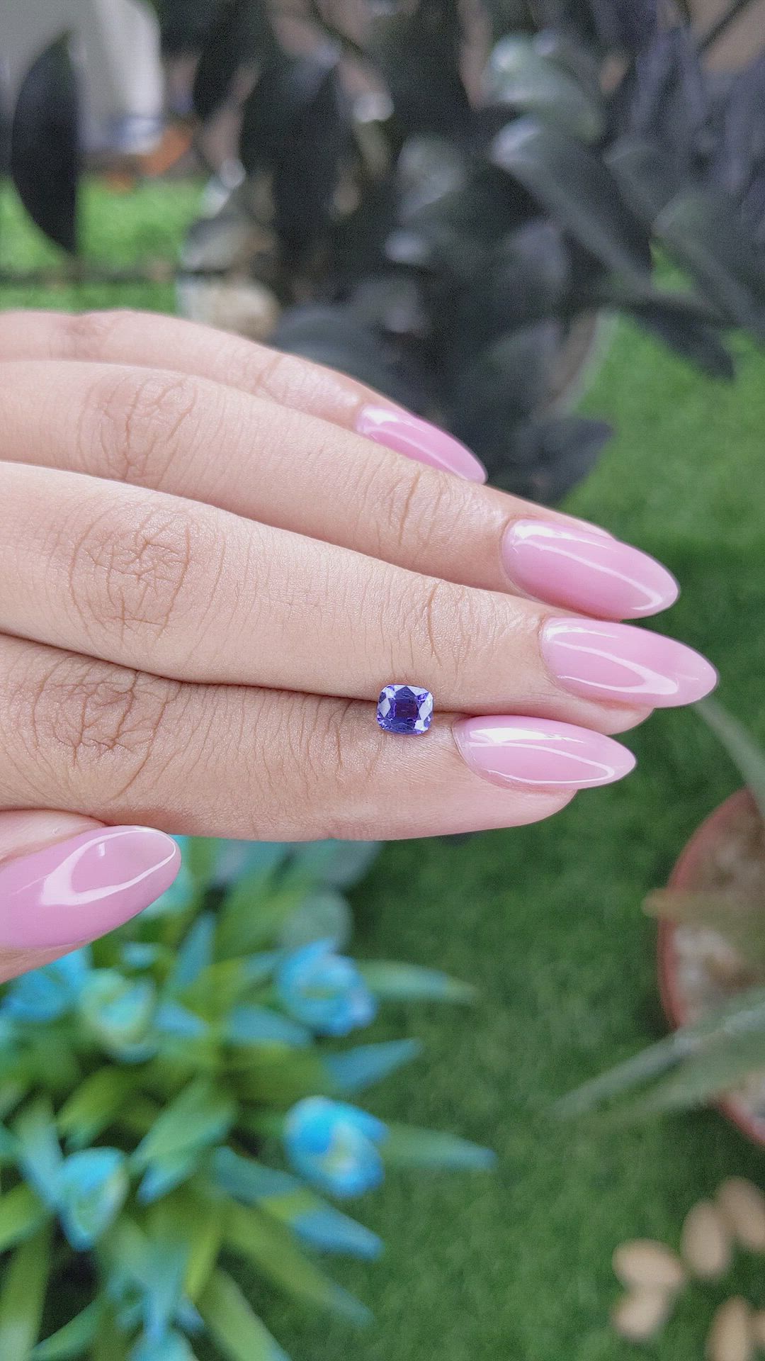 0.60 Ct. Color Change Sapphire from Tanzania Size Video