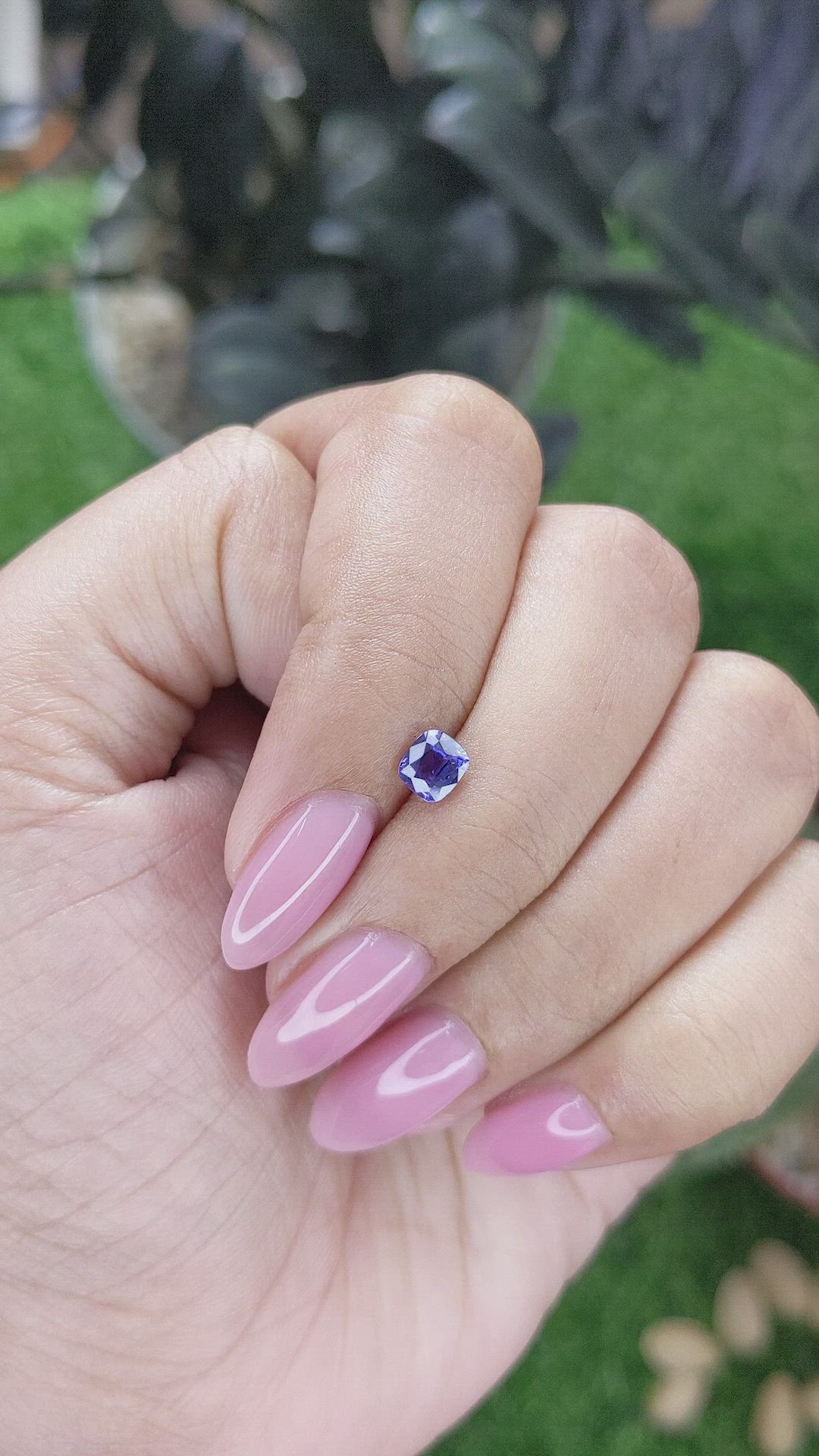 0.60 Ct. Color Change Sapphire from Tanzania Size Video