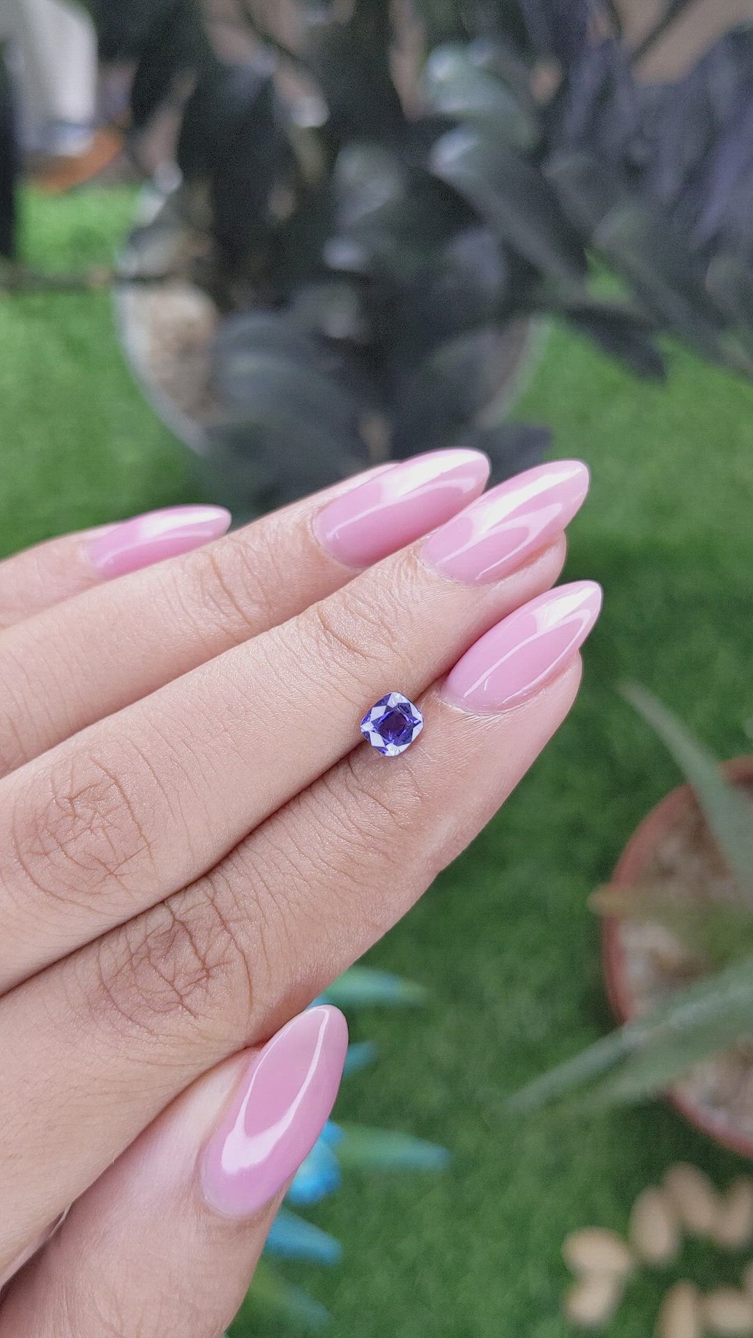 0.60 Ct. Color Change Sapphire from Tanzania Size Video