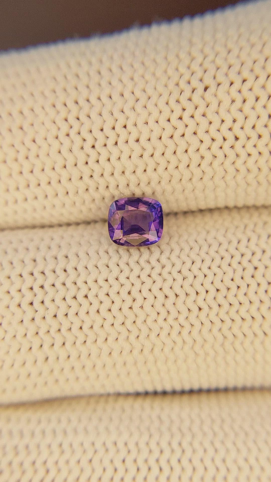 0.64 Ct. Color Change Sapphire from Tanzania Size Video