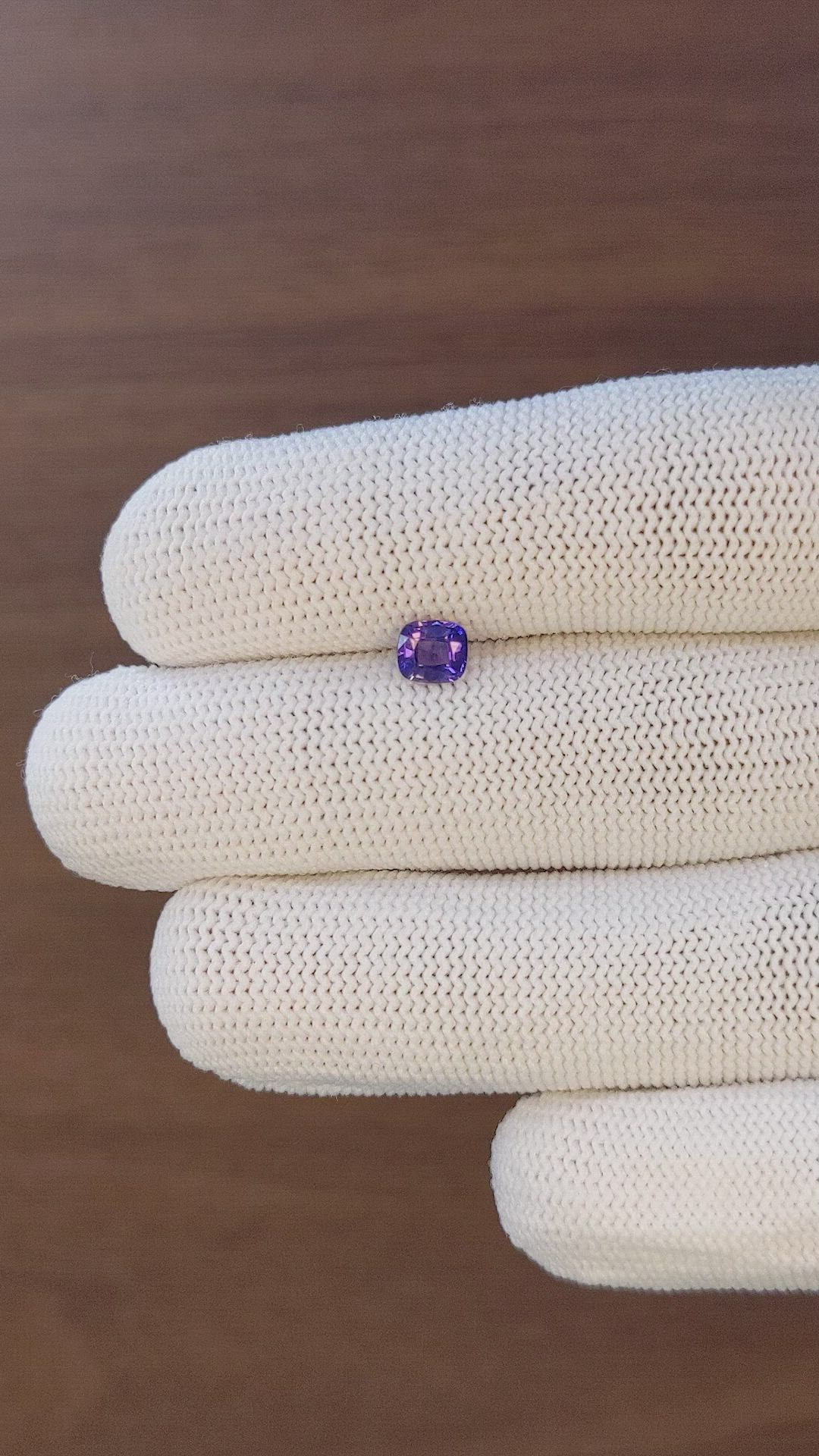 0.64 Ct. Color Change Sapphire from Tanzania Size Video