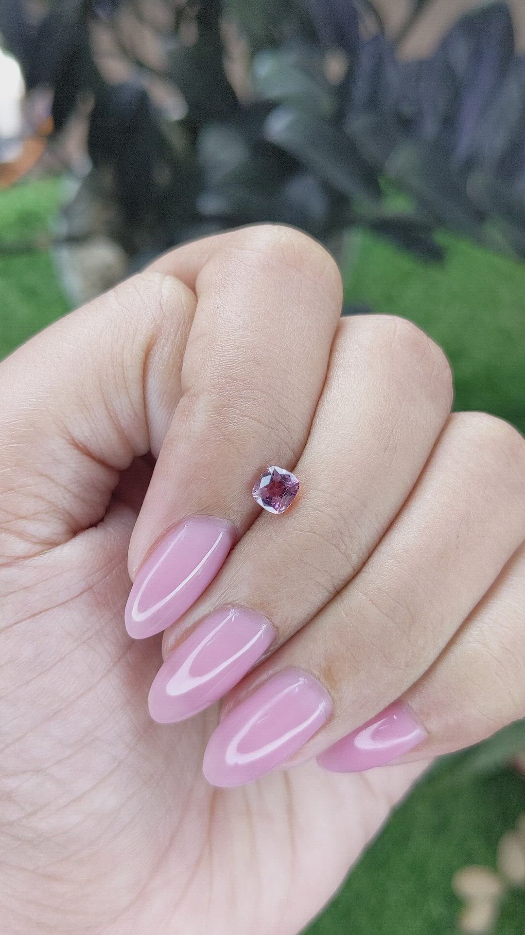 0.52 Ct. Padparadscha Sapphire from Tanzania Size Video