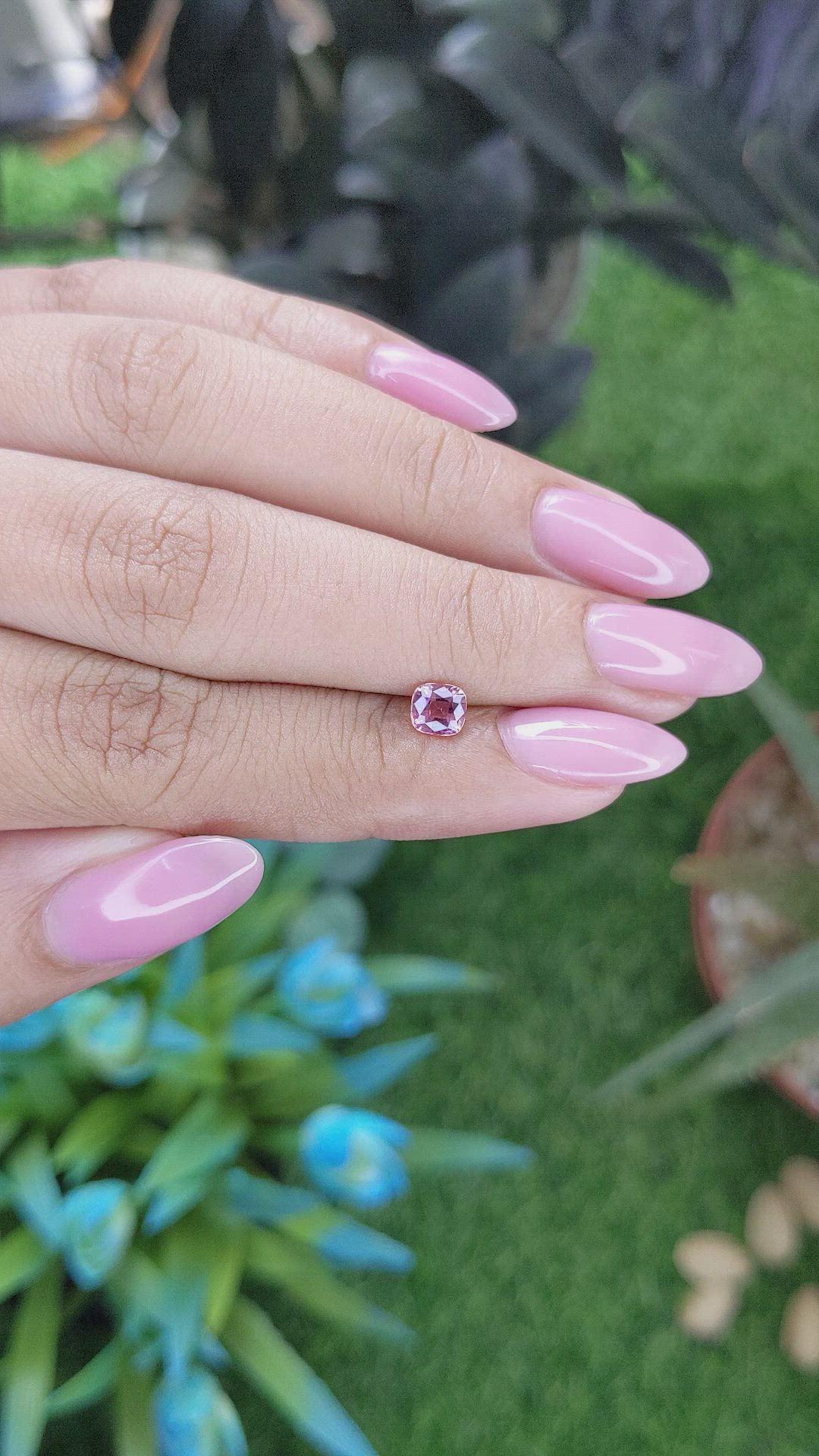 0.52 Ct. Padparadscha Sapphire from Tanzania Size Video