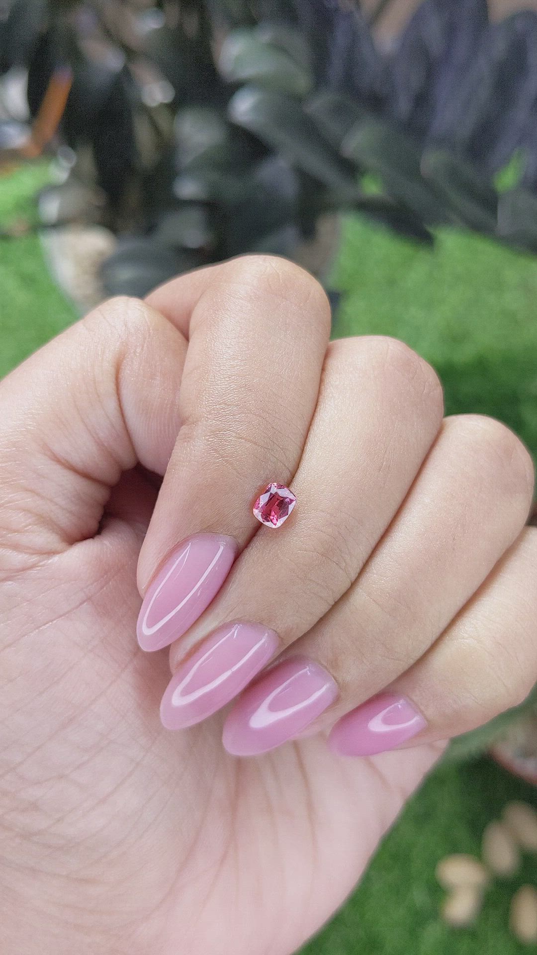 0.54 Ct. Padparadscha Sapphire from Tanzania Size Video