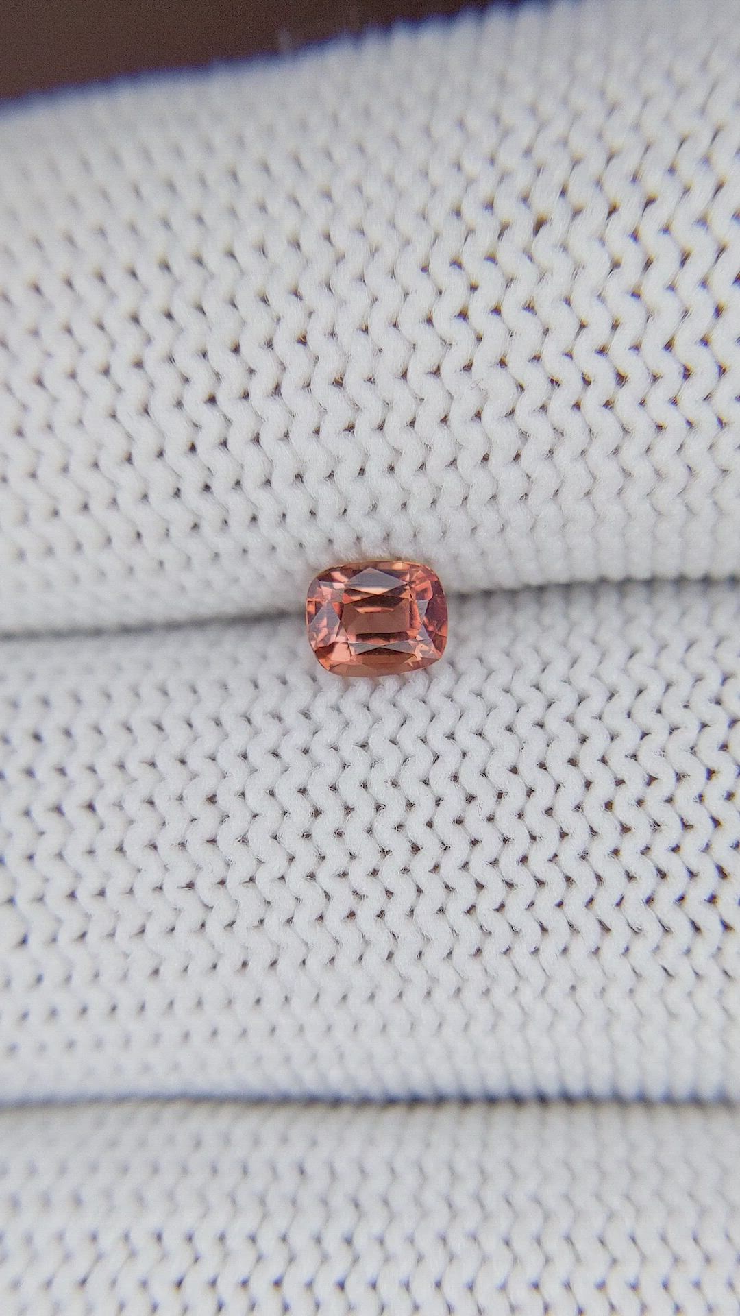 0.42 Ct. Padparadscha Sapphire from Tanzania Size Video