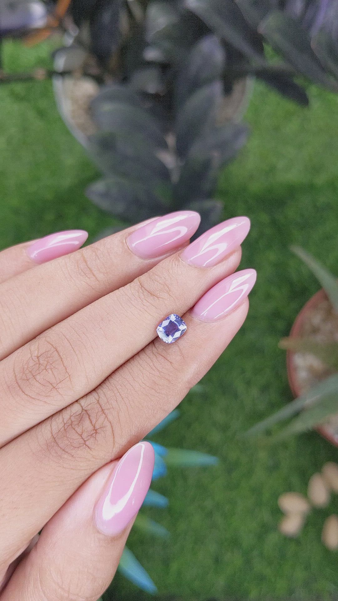 0.86 Ct. Blue Sapphire from Tanzania Size Video