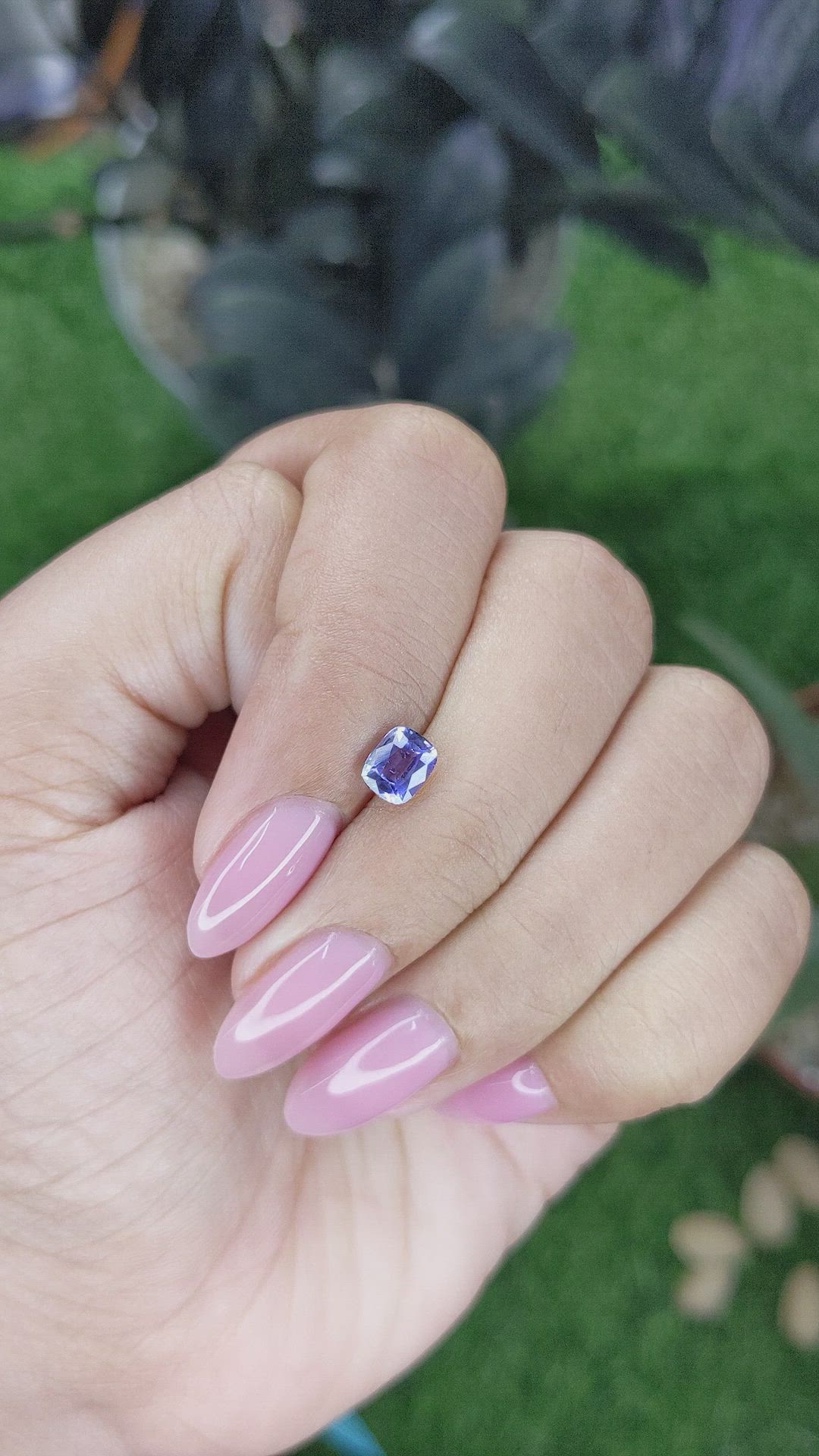 0.86 Ct. Blue Sapphire from Tanzania Size Video