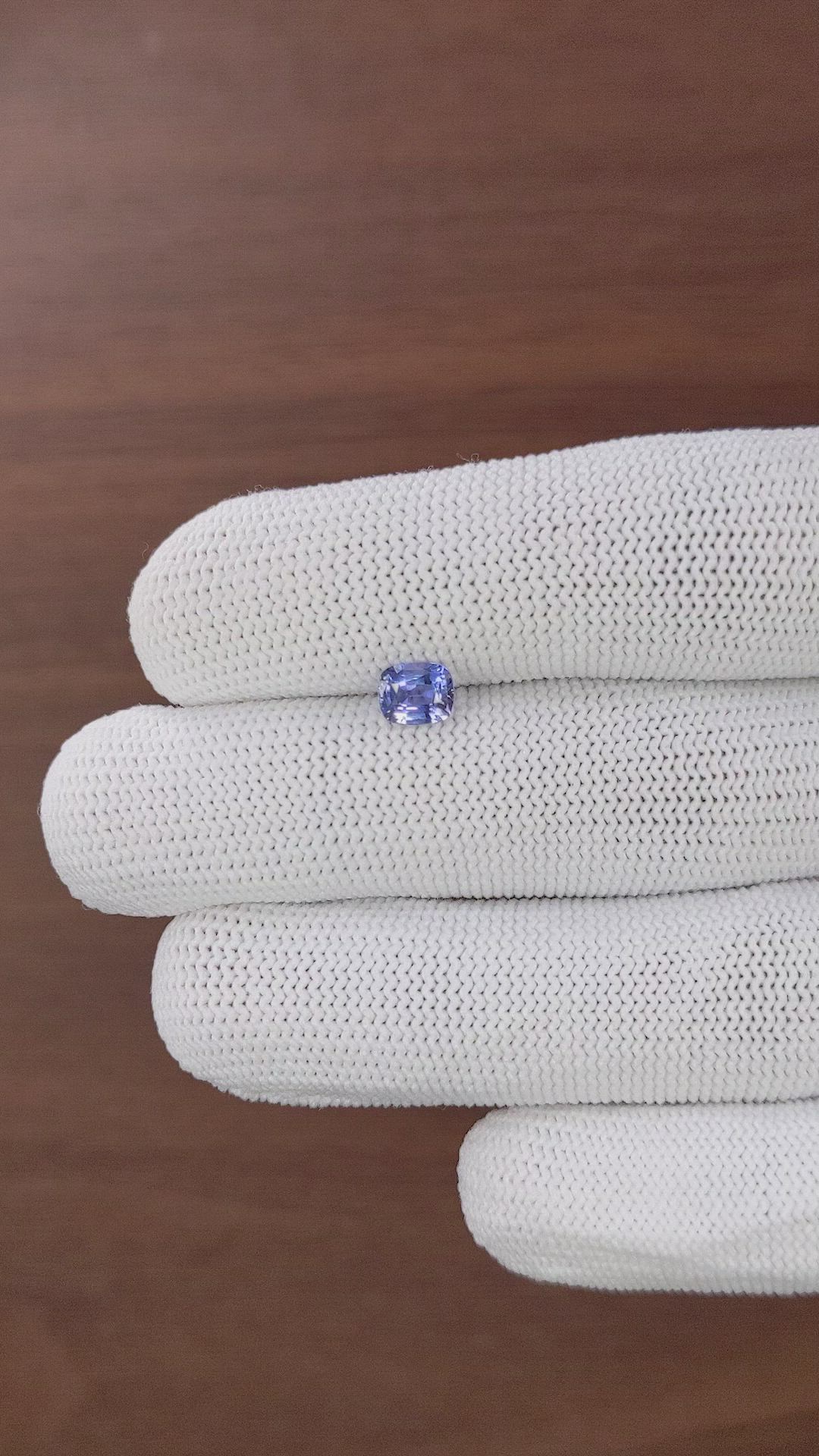 0.86 Ct. Blue Sapphire from Tanzania Size Video