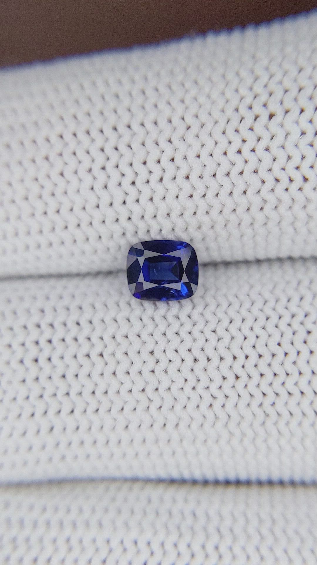 0.72 Ct. Blue Sapphire from Tanzania Size Video