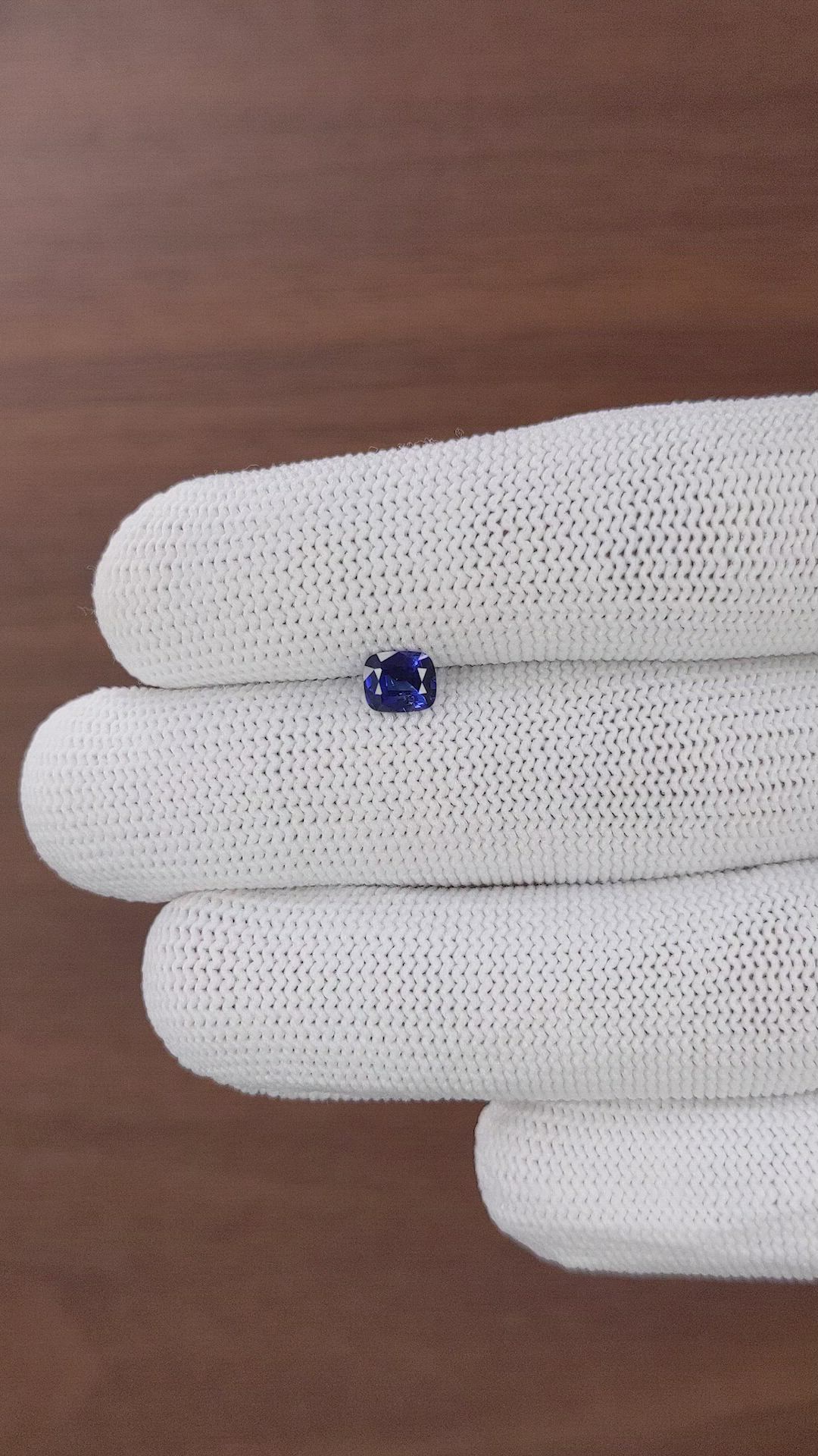 0.72 Ct. Blue Sapphire from Tanzania Size Video