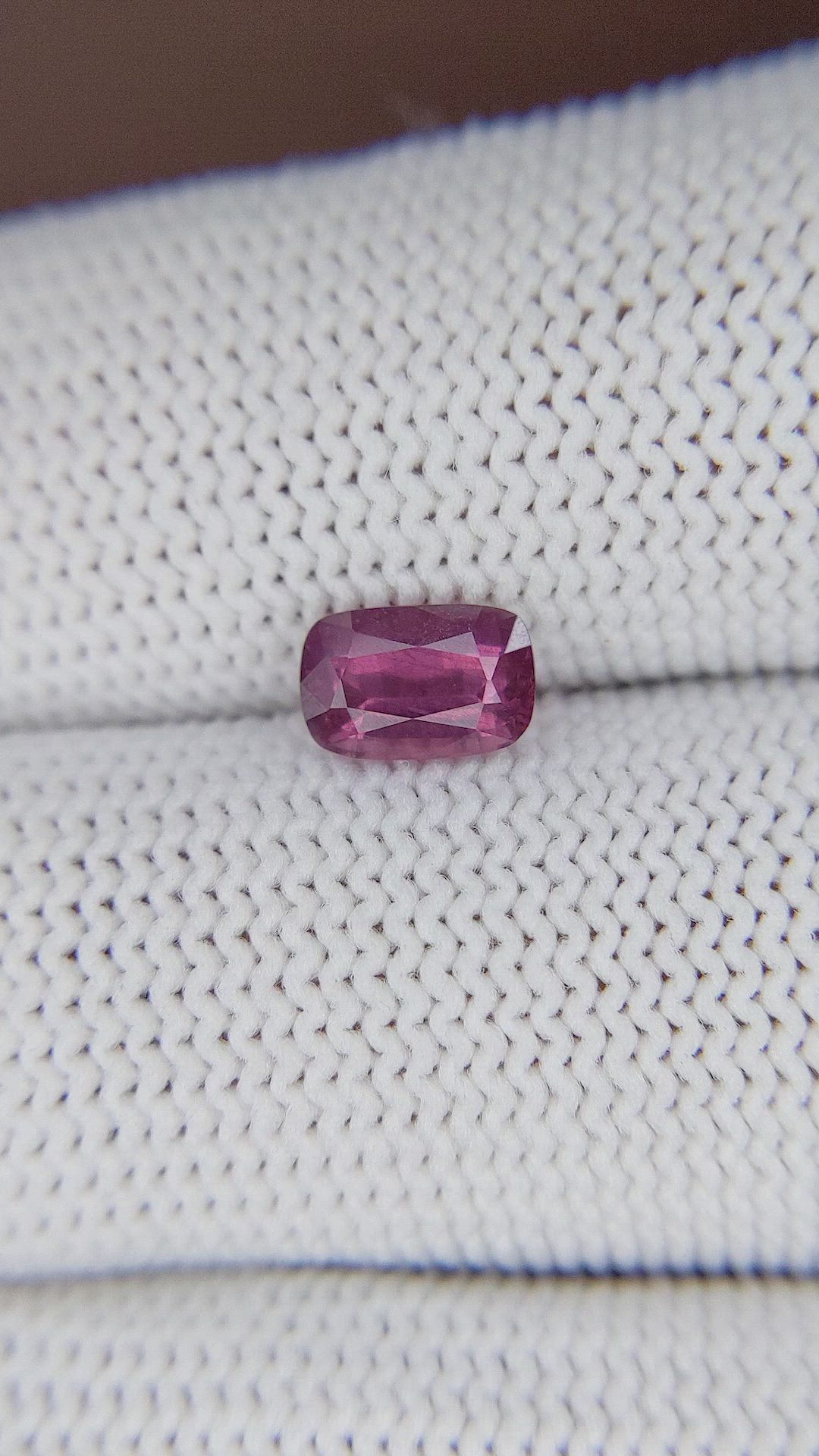 1.04 Ct. Purplish Pink Sapphire from Tanzania Size Video