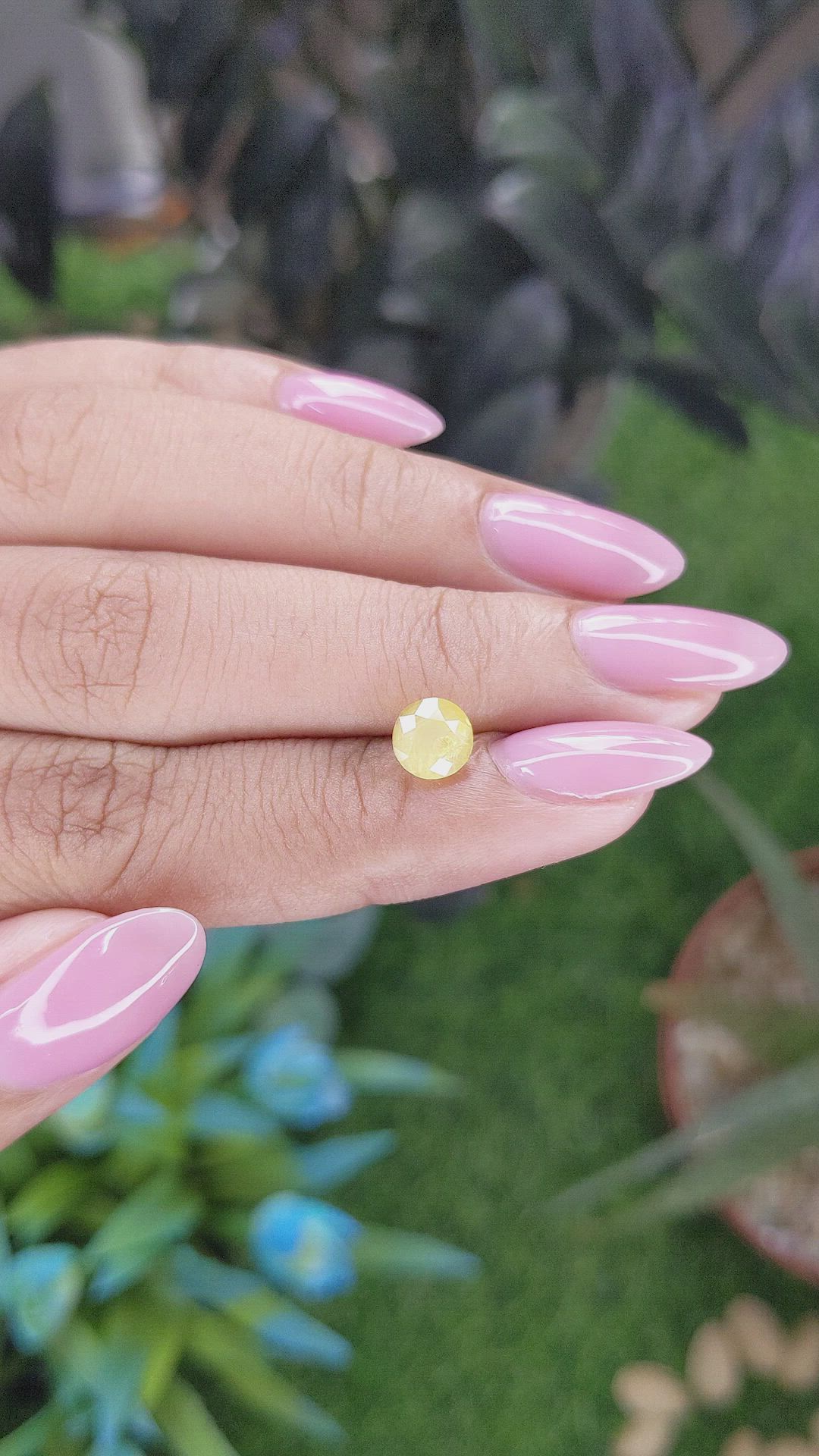 1.63 Ct. Yellow Sapphire from Tanzania Size Video