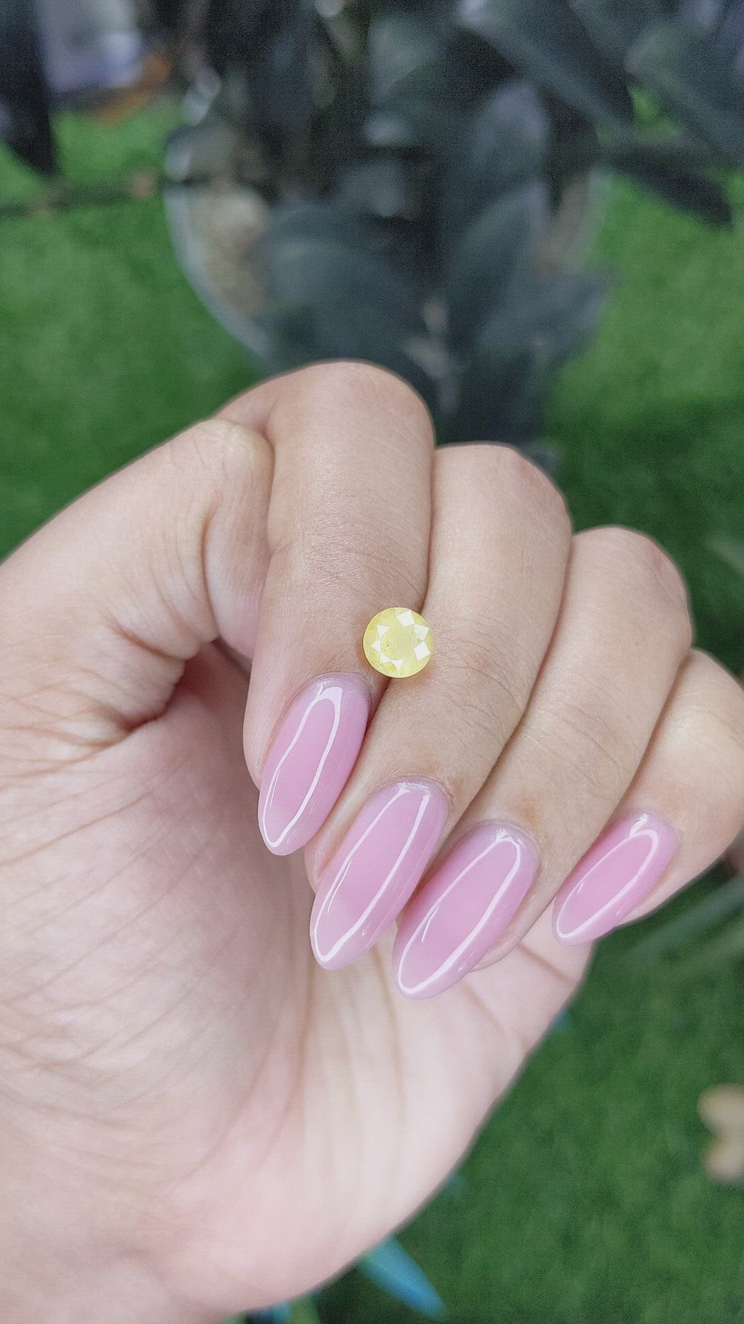 1.63 Ct. Yellow Sapphire from Tanzania Size Video