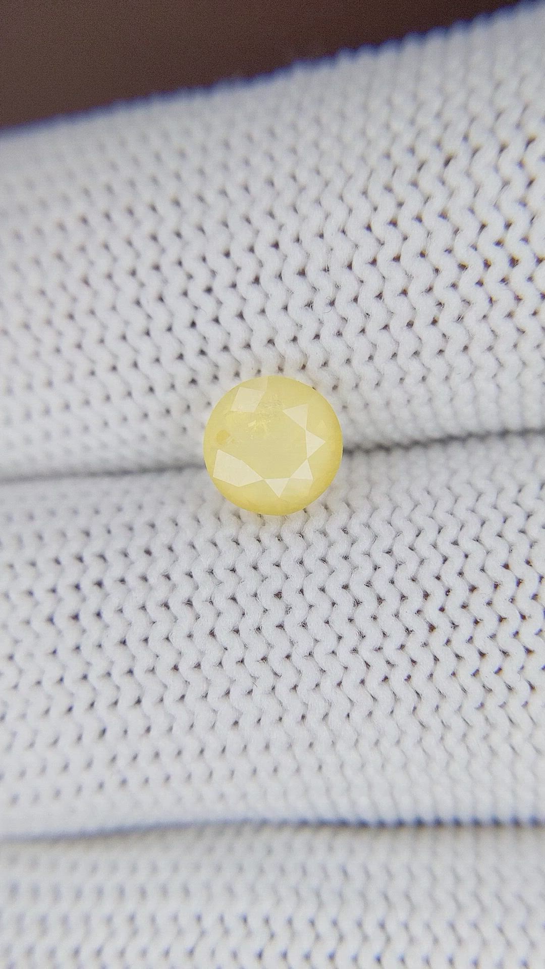 1.63 Ct. Yellow Sapphire from Tanzania Size Video