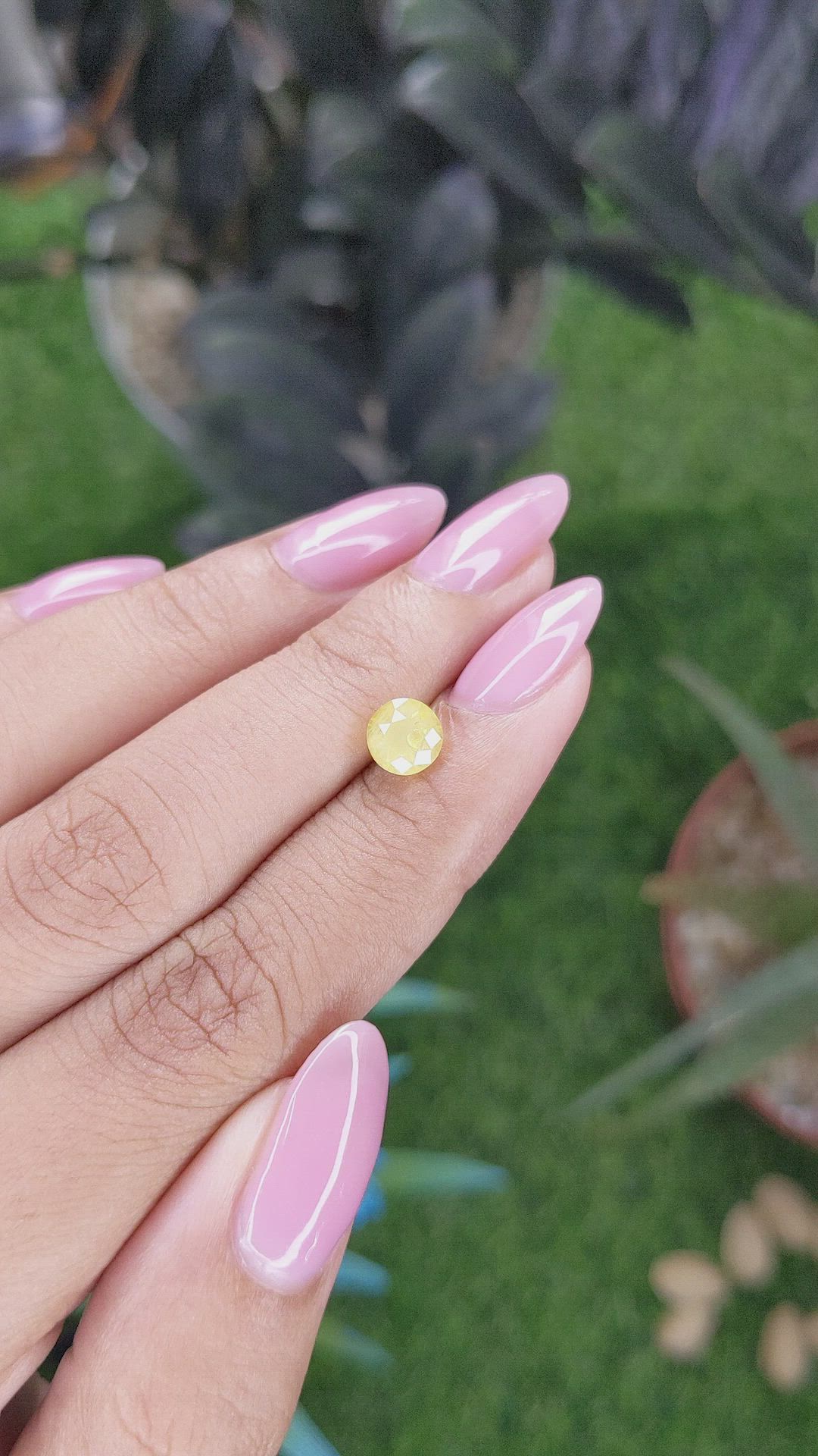 1.63 Ct. Yellow Sapphire from Tanzania Size Video