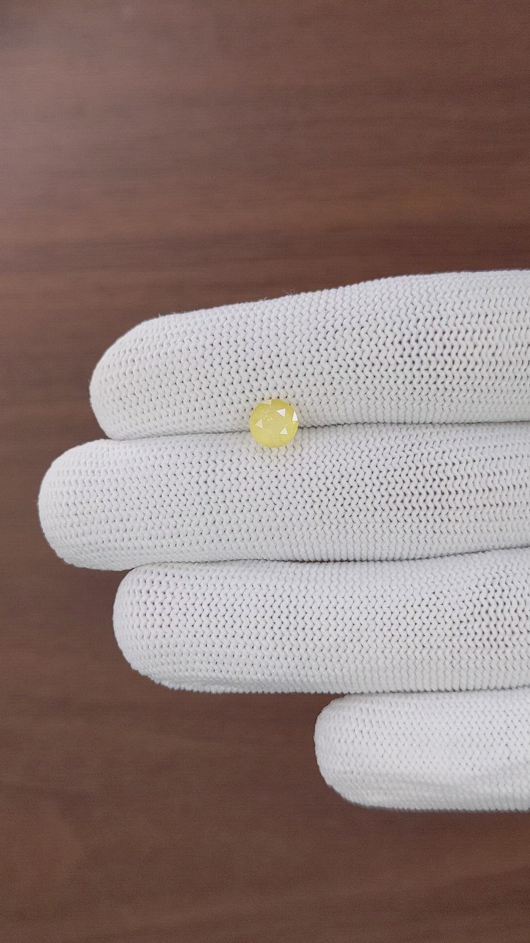 1.63 Ct. Yellow Sapphire from Tanzania Size Video