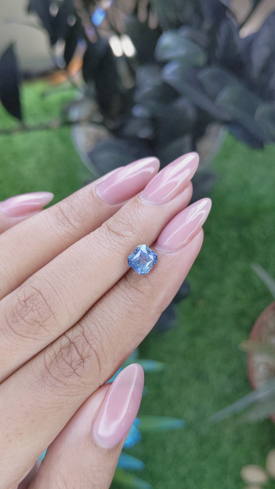 1.63 Ct. Blue Sapphire from Madagascar Size Video