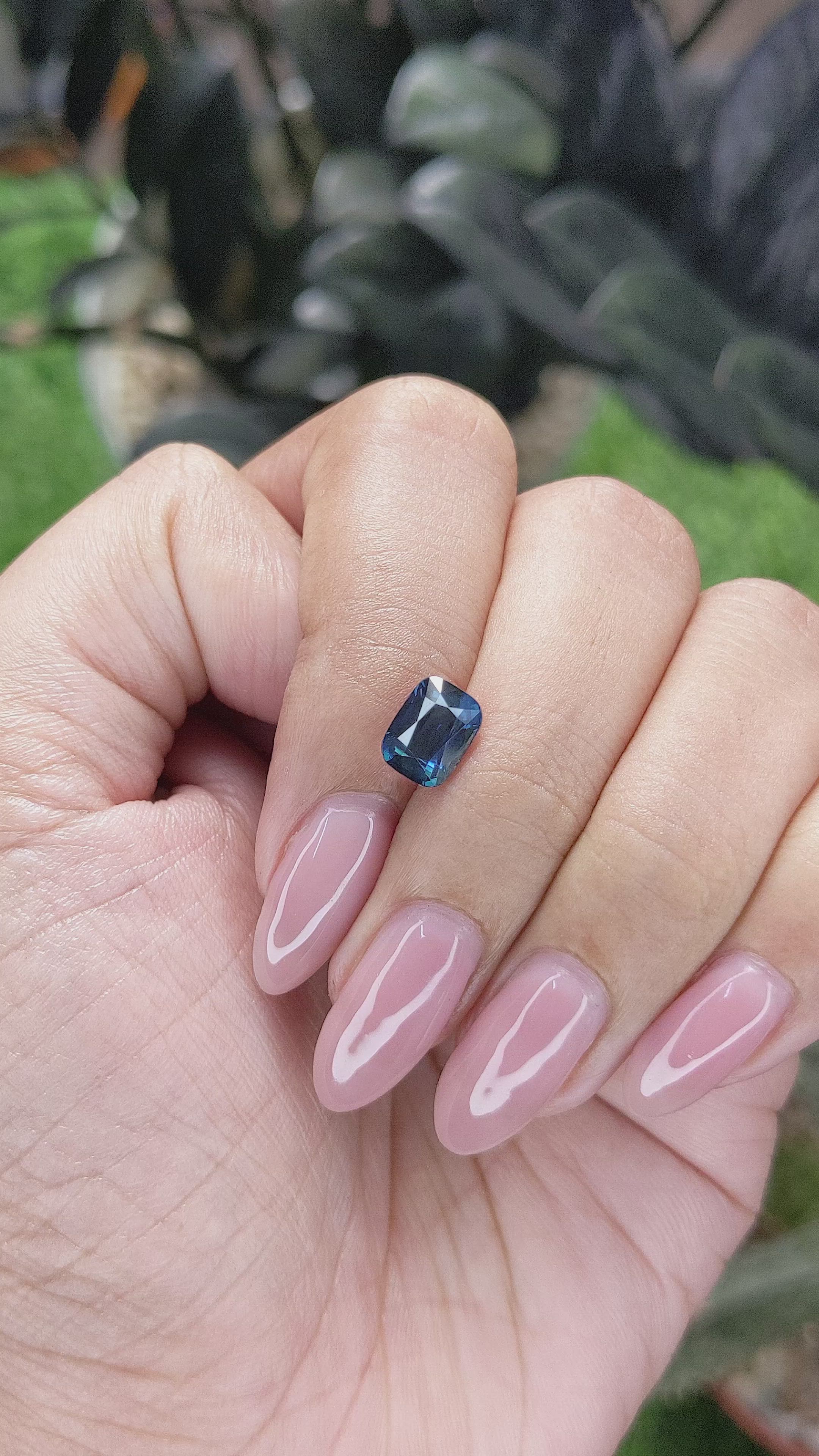 2.12 Ct. Blue Sapphire from Madagascar Size Video