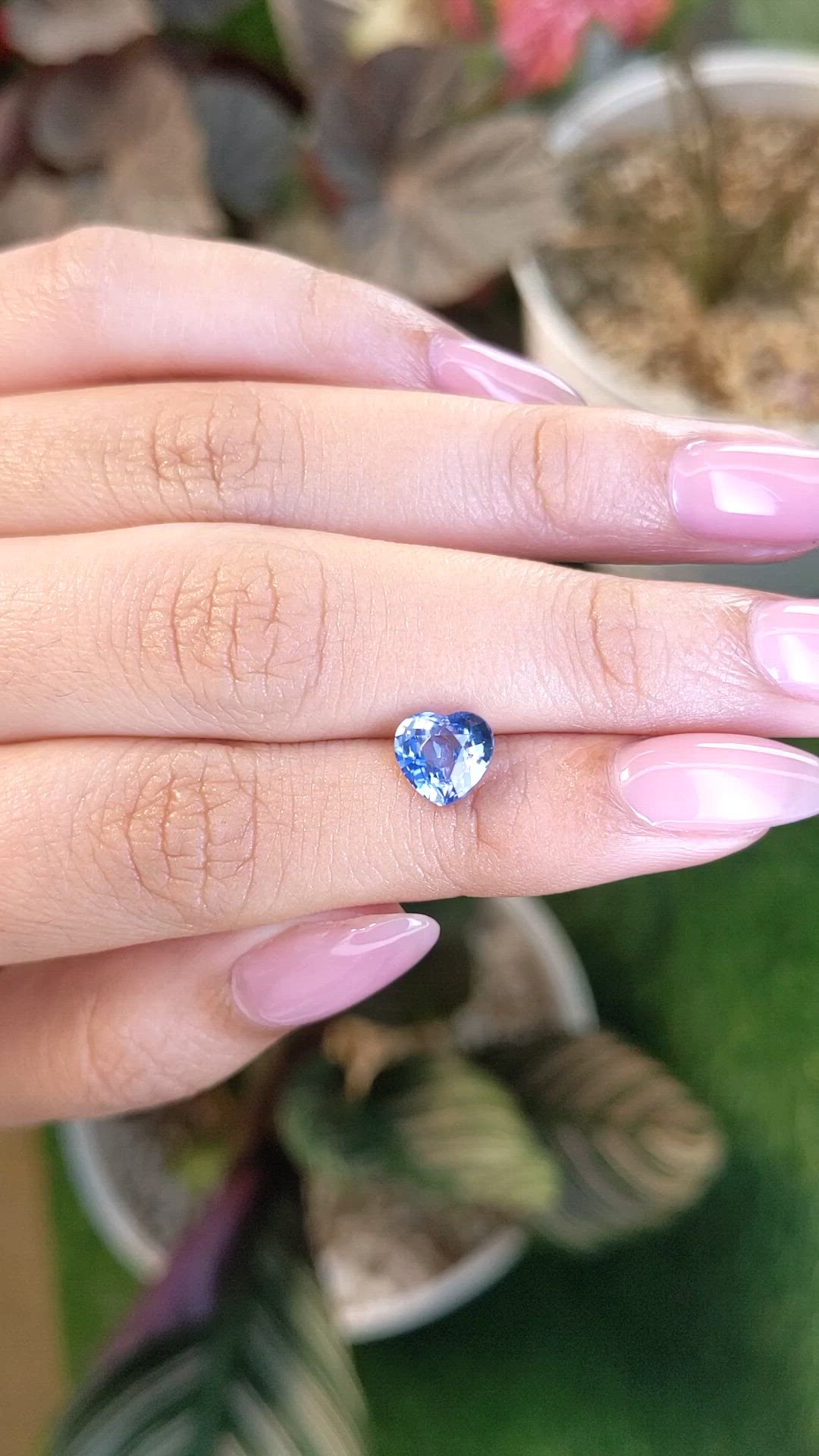 2.05 Ct. Blue Sapphire from Ceylon (Sri Lanka) Size Video