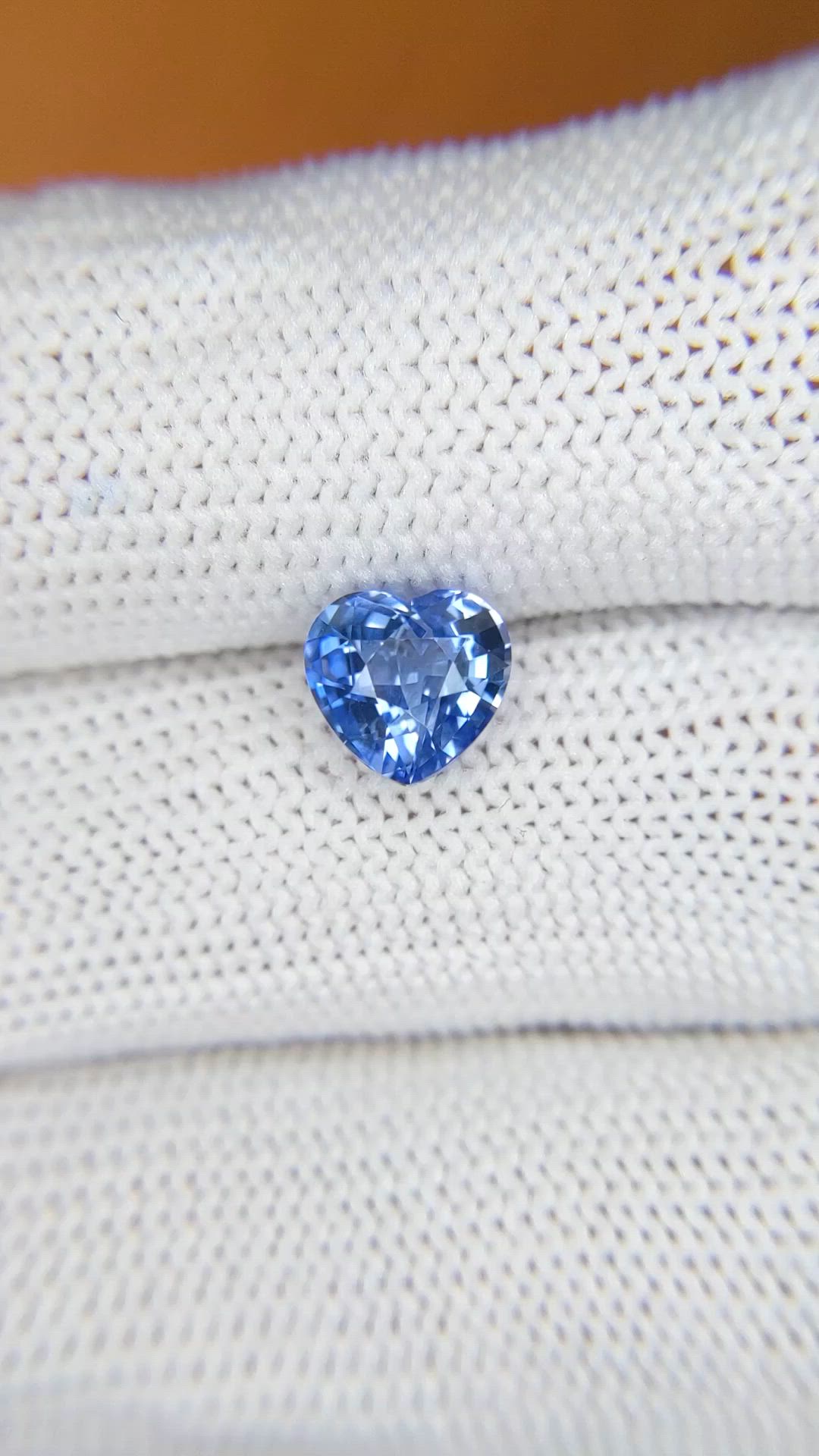 2.05 Ct. Blue Sapphire from Ceylon (Sri Lanka) Size Video
