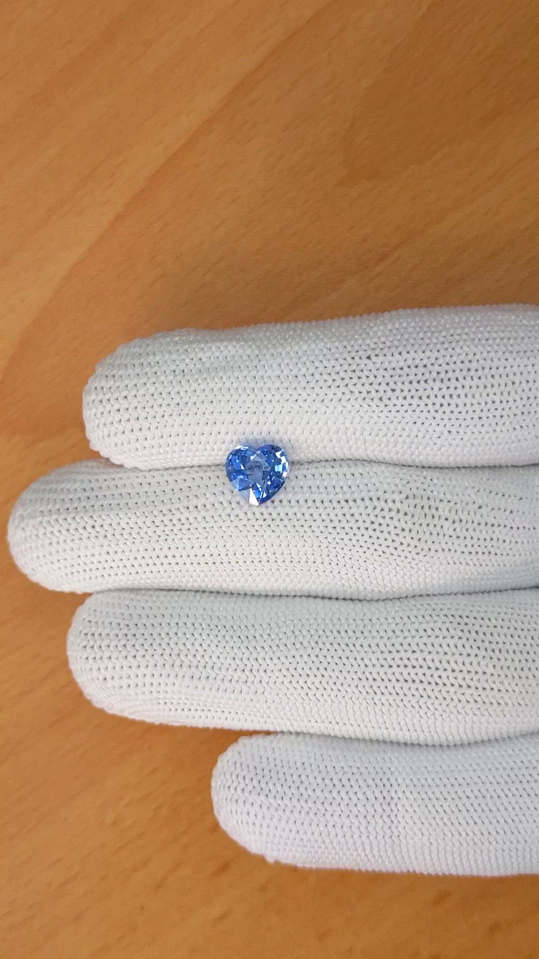 2.05 Ct. Blue Sapphire from Ceylon (Sri Lanka) Size Video